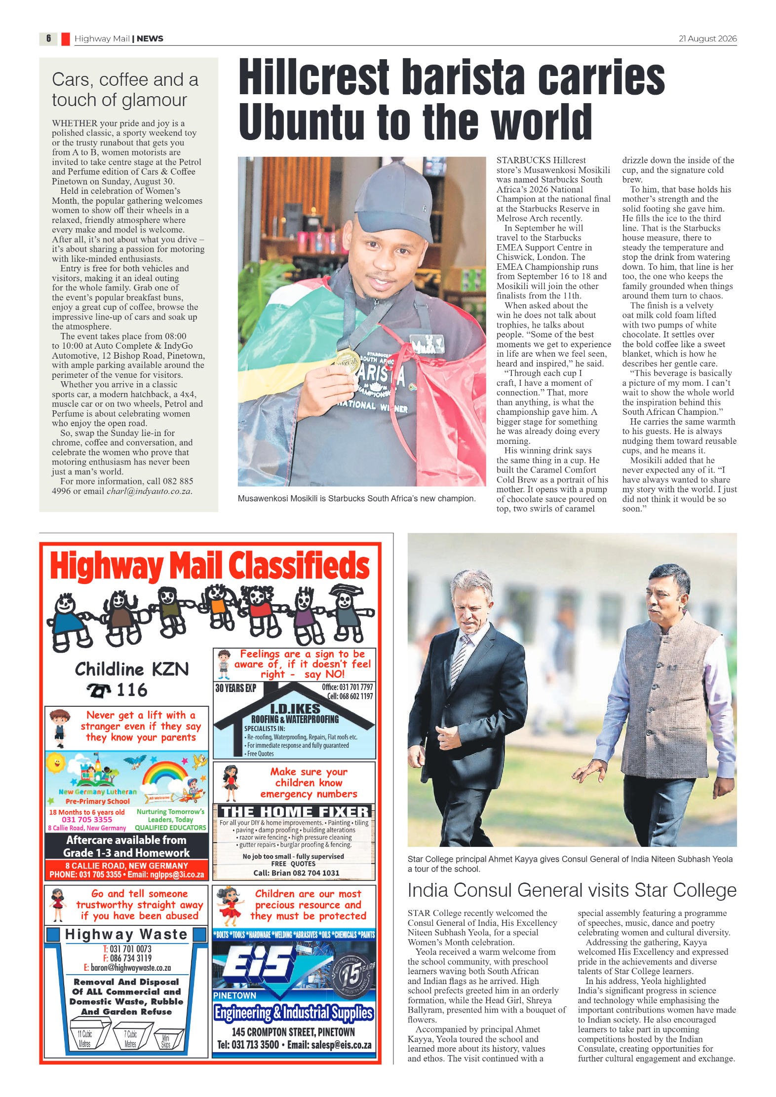 Highway Mail 21 August 2026 page 6