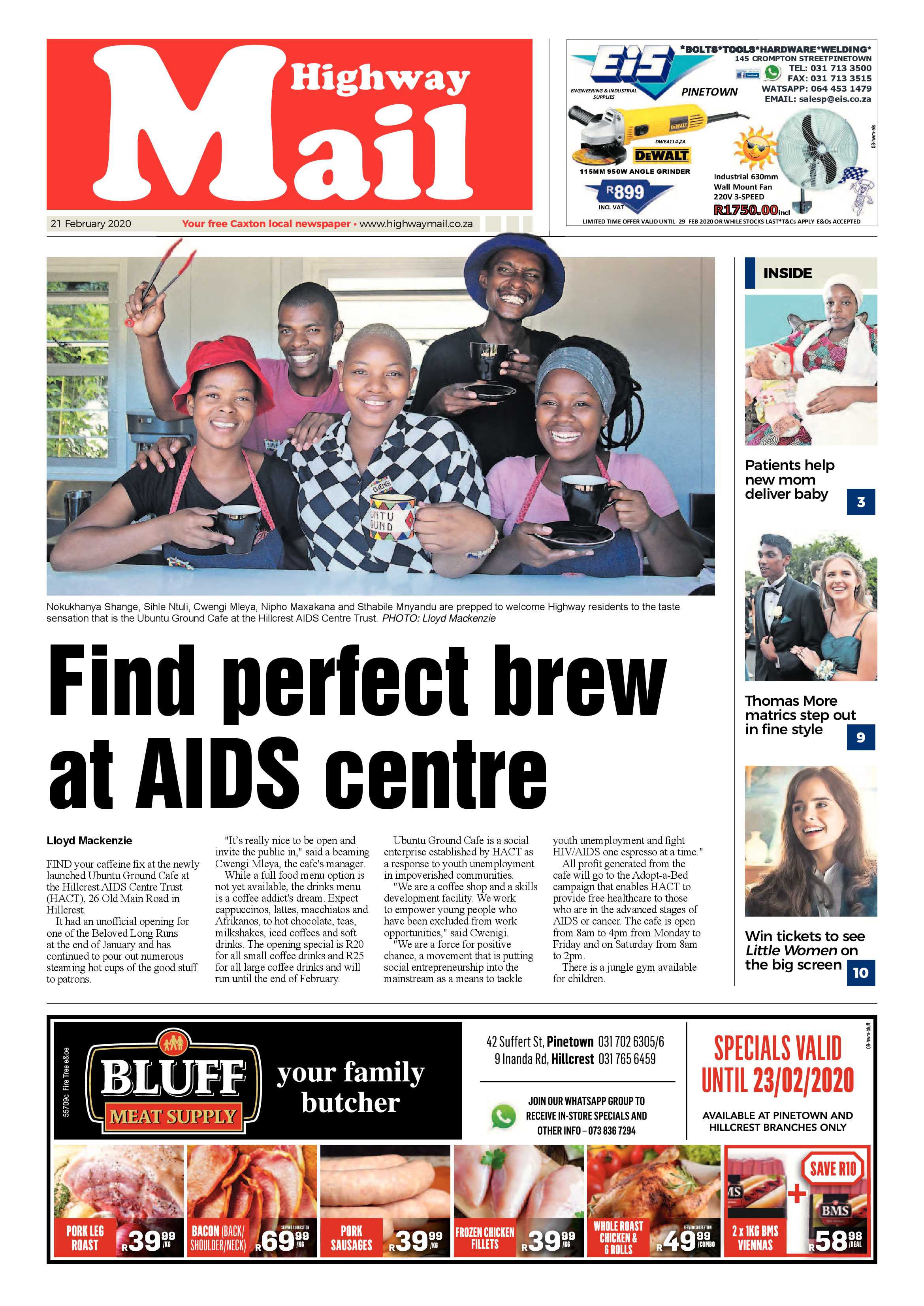 Highway Mail 21 February 2020 page 1