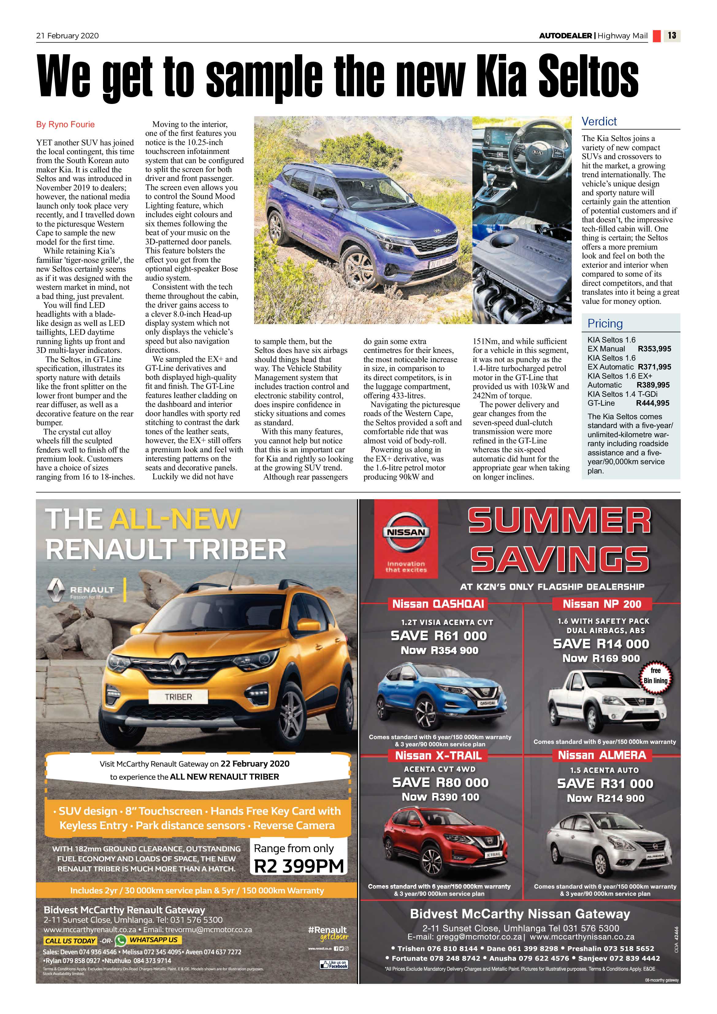 Highway Mail 21 February 2020 page 13