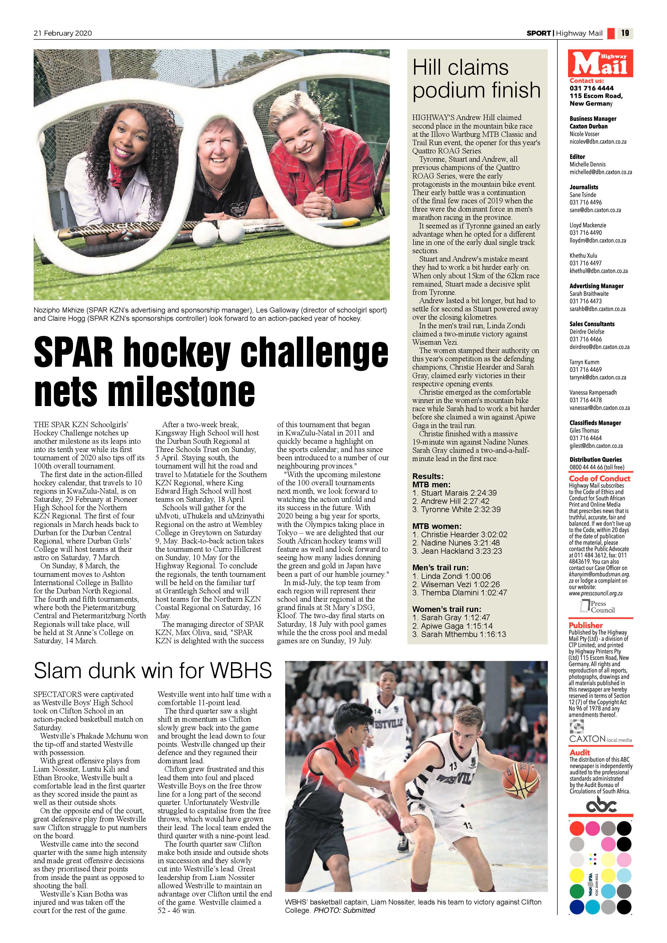 Highway Mail 21 February 2020 page 19