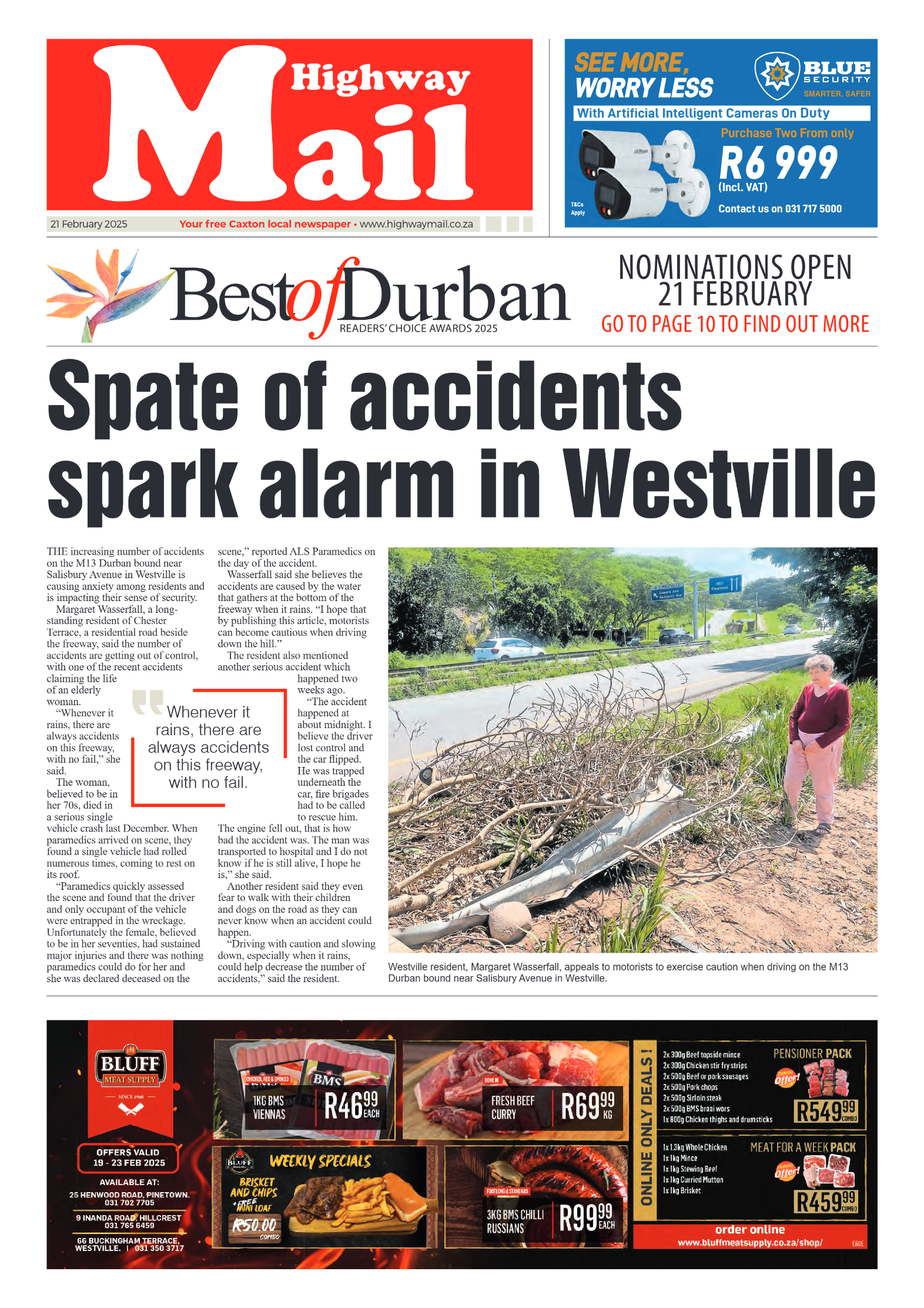 Highway Mail 21 February 2025 page 1