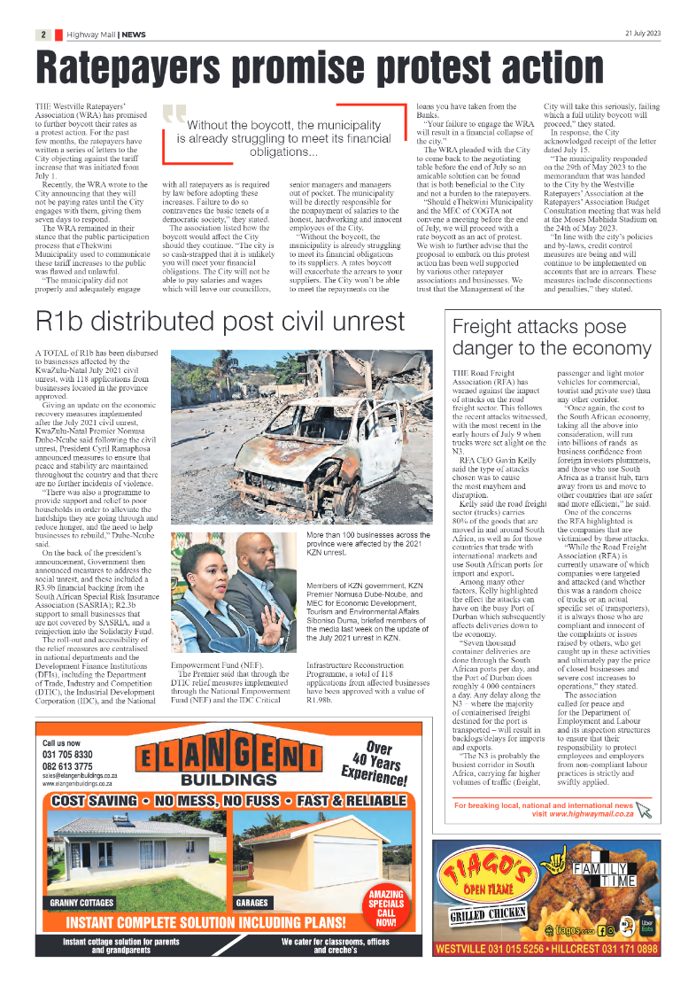 Highway Mail 21 July 2023 page 2