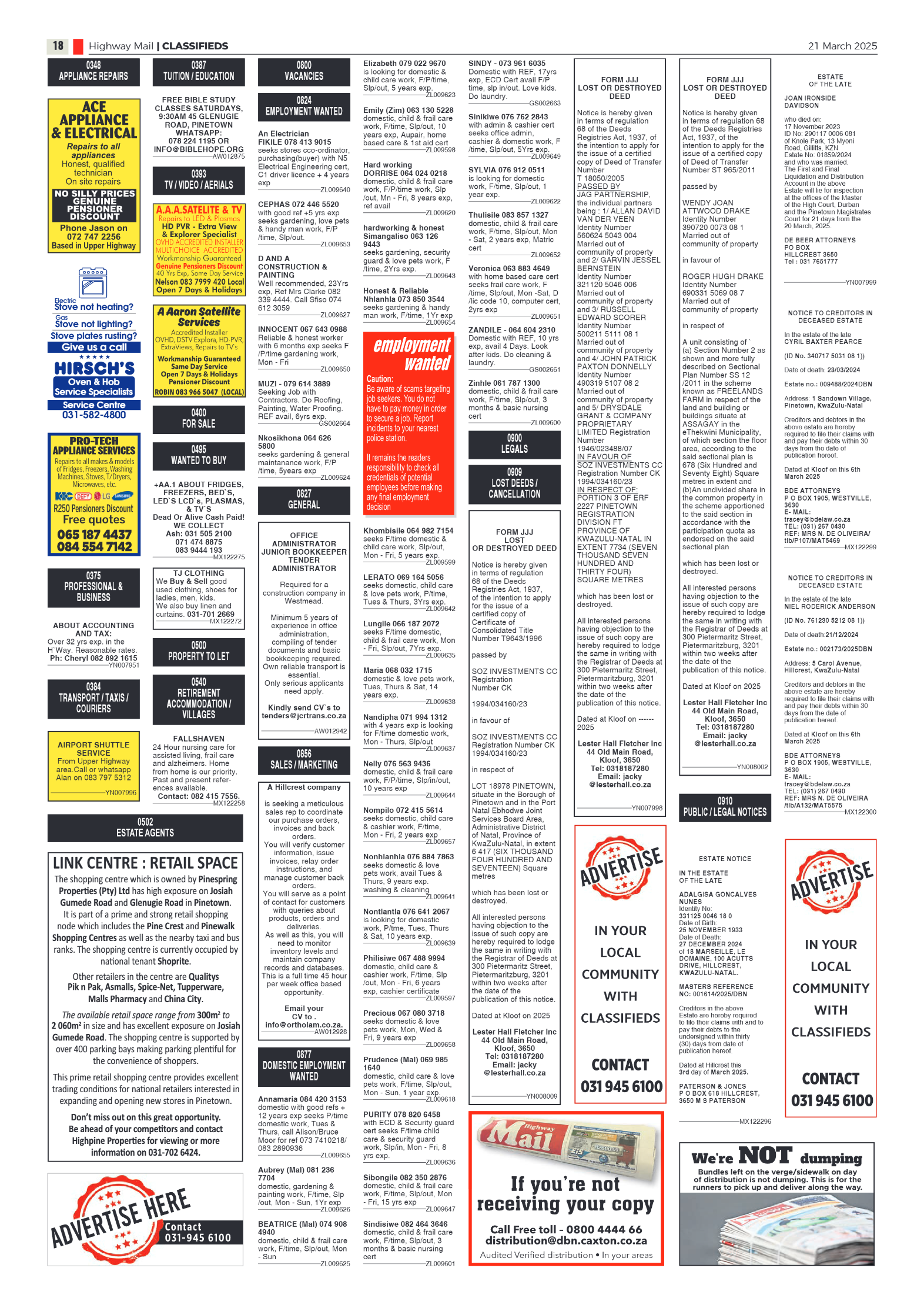 Highway Mail 21 March 2025 page 17
