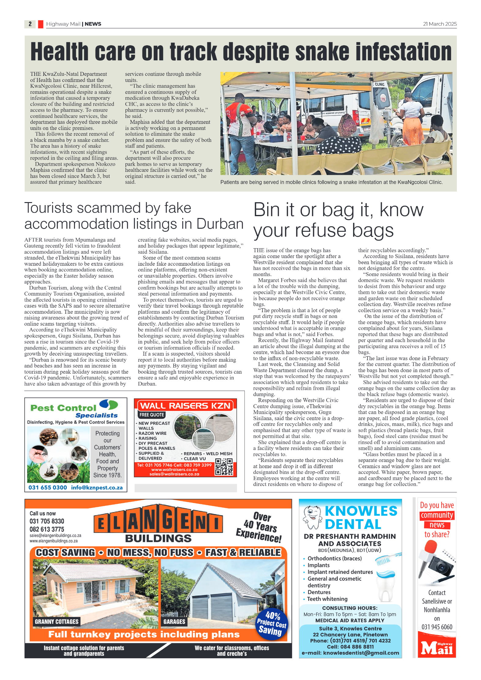 Highway Mail 21 March 2025 page 2