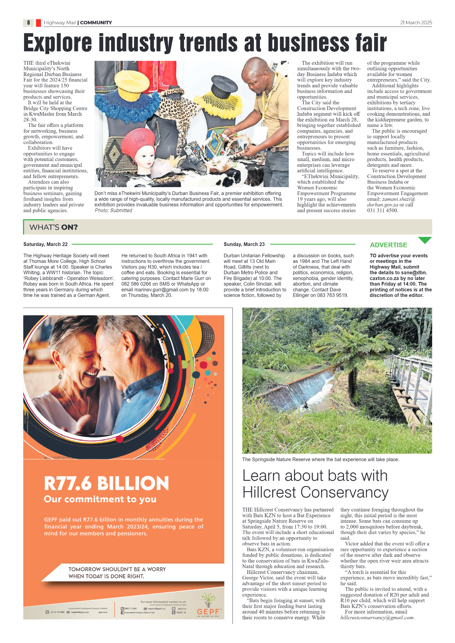 Highway Mail 21 March 2025 page 8