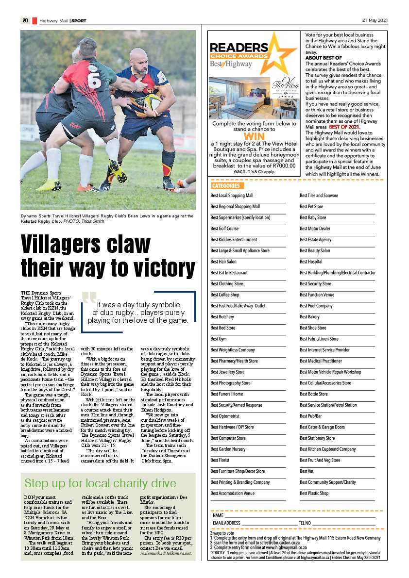 Highway Mail 21 May 2021 page 20