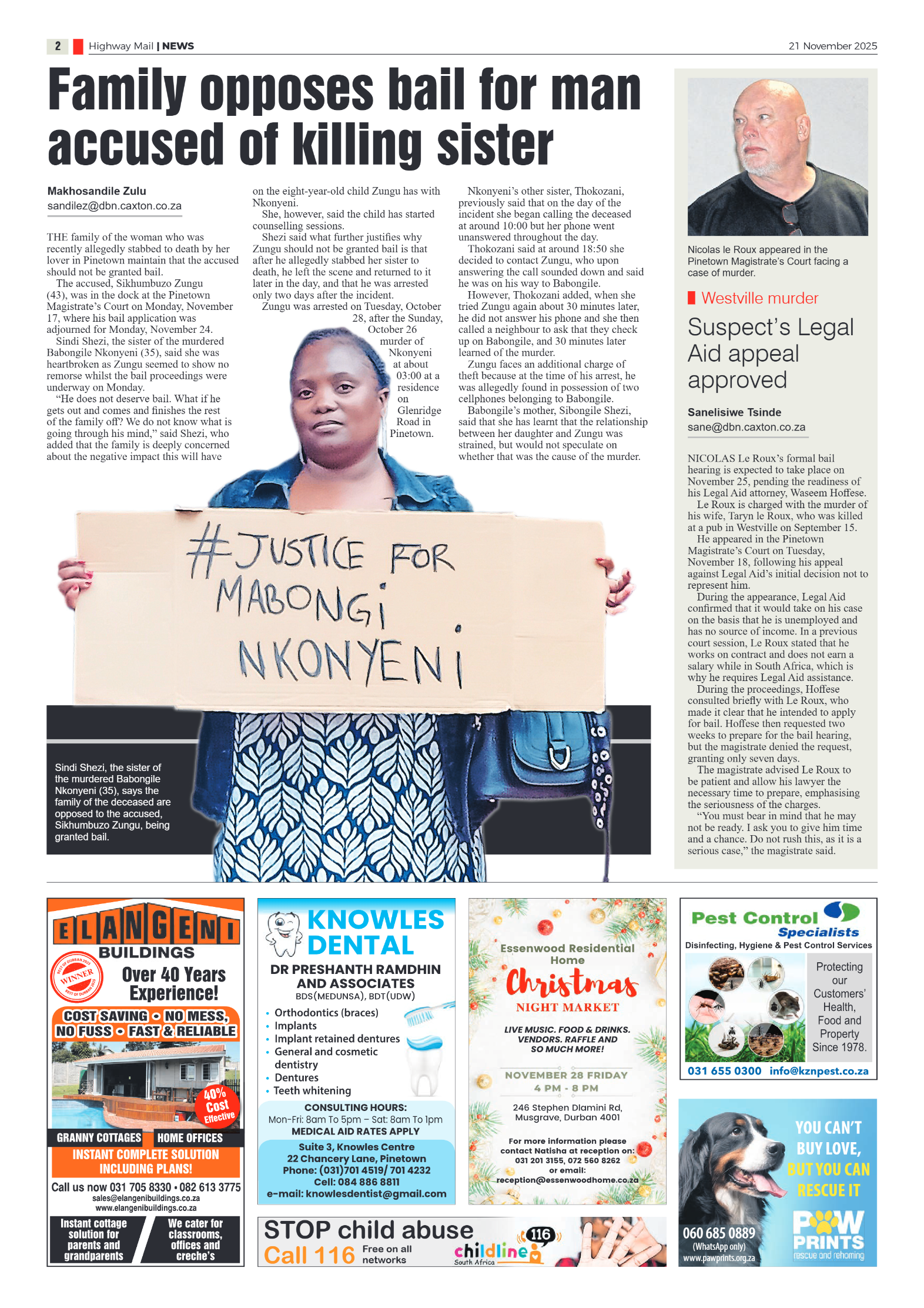 Highway Mail 21 November 2025 page 2