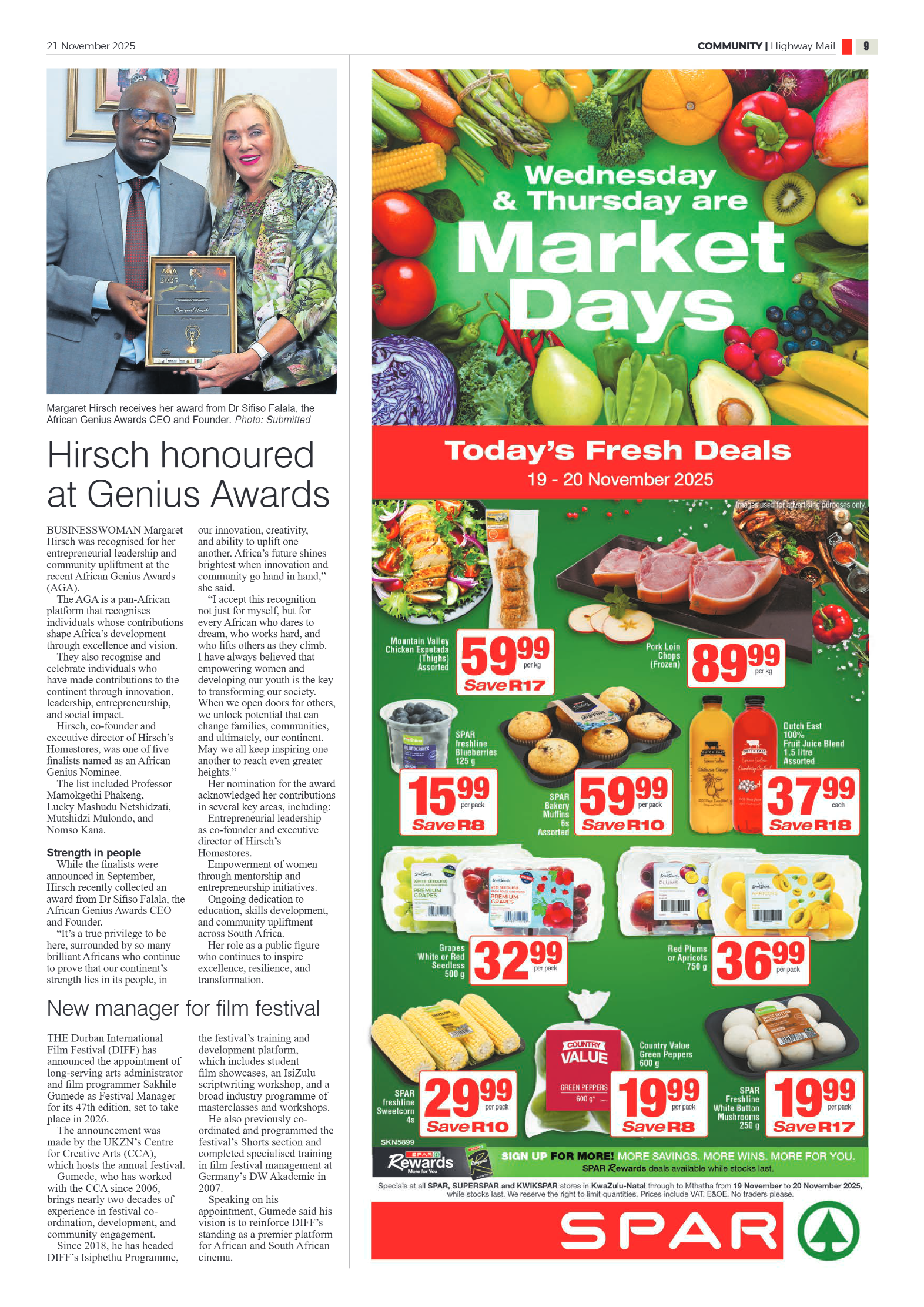 Highway Mail 21 November 2025 page 9