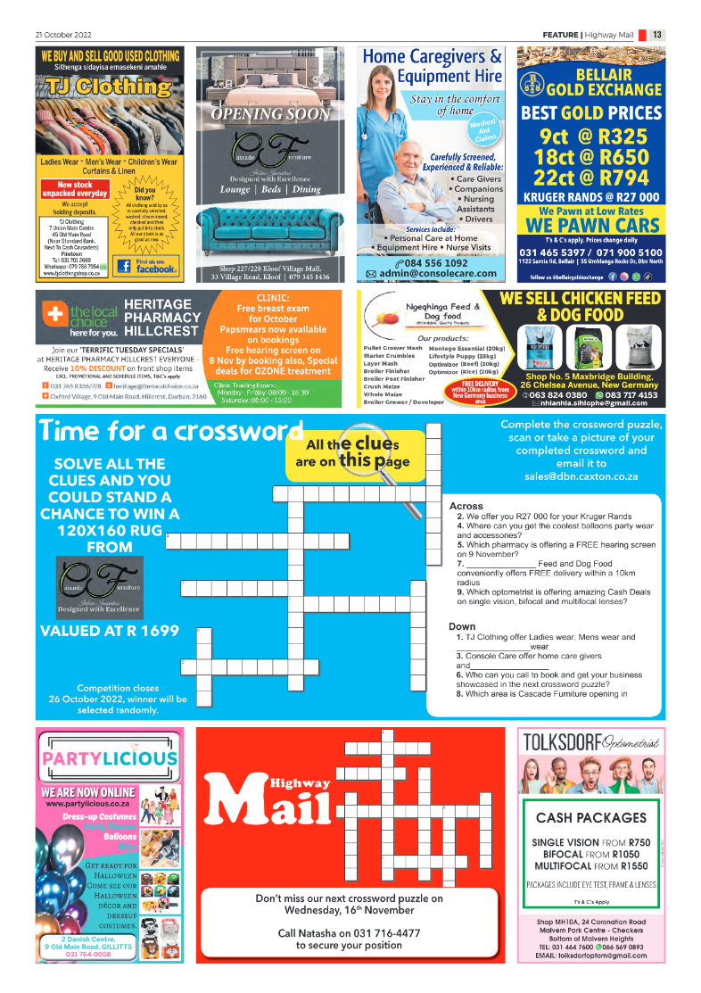 Highway Mail 21 October 2022 page 13