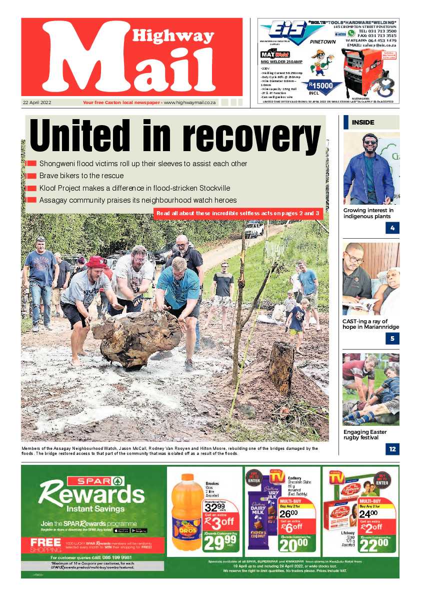 Highway Mail 22 April 2022 page 1