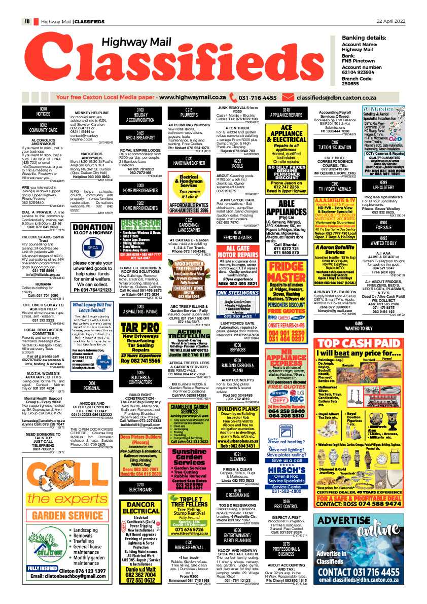 Highway Mail 22 April 2022 page 10
