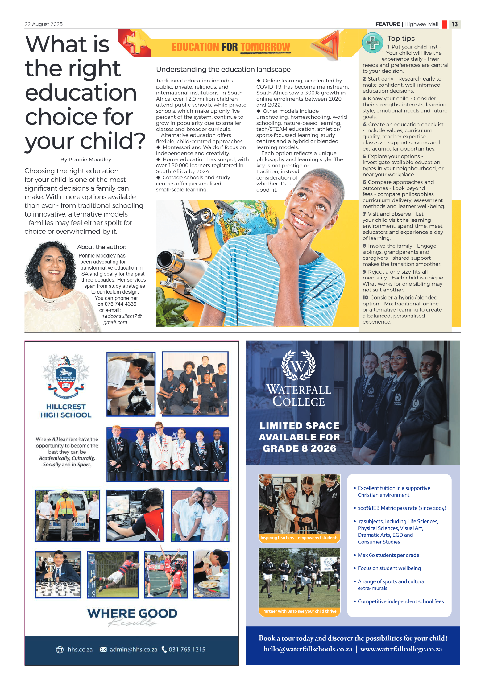 Highway Mail 22 August 2025 page 13
