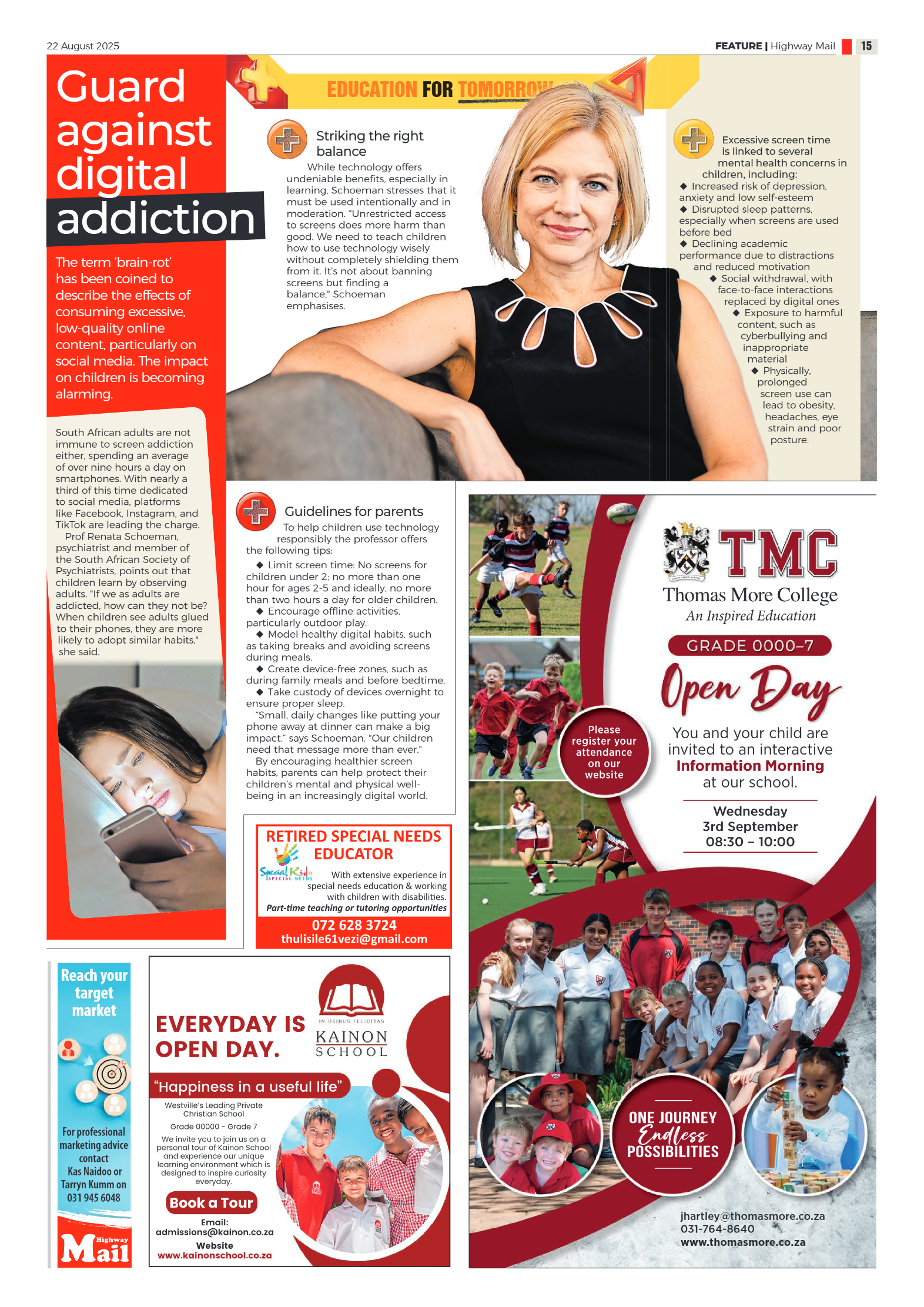 Highway Mail 22 August 2025 page 15