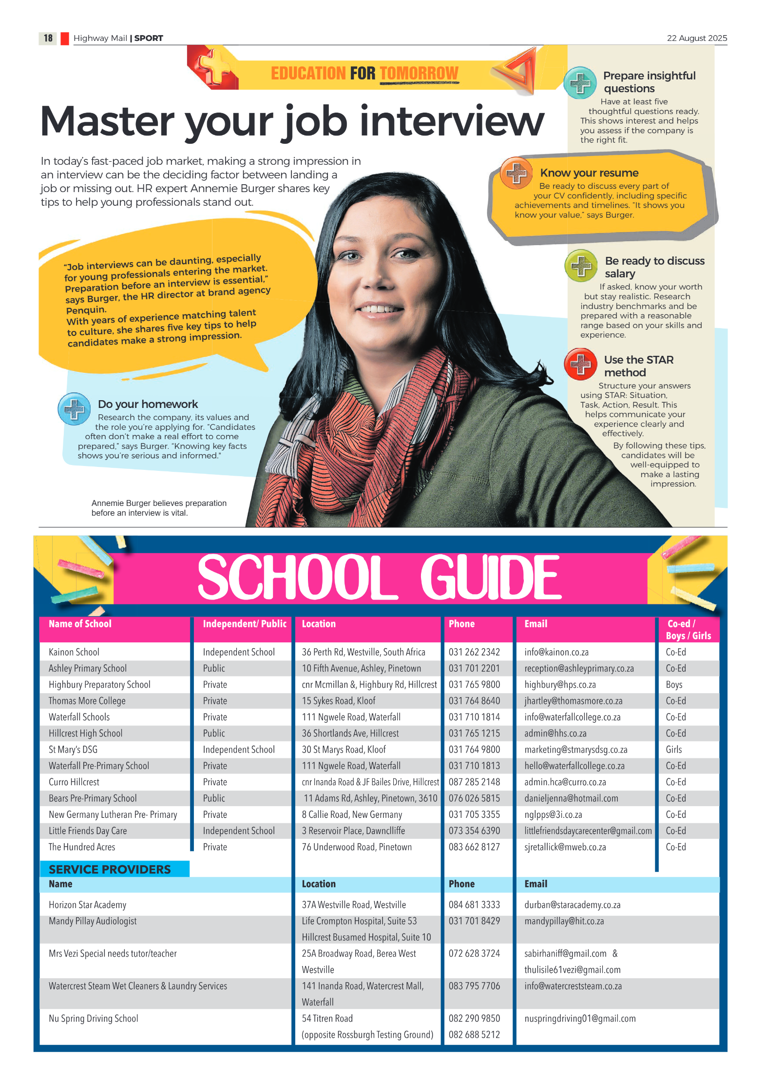 Highway Mail 22 August 2025 page 18
