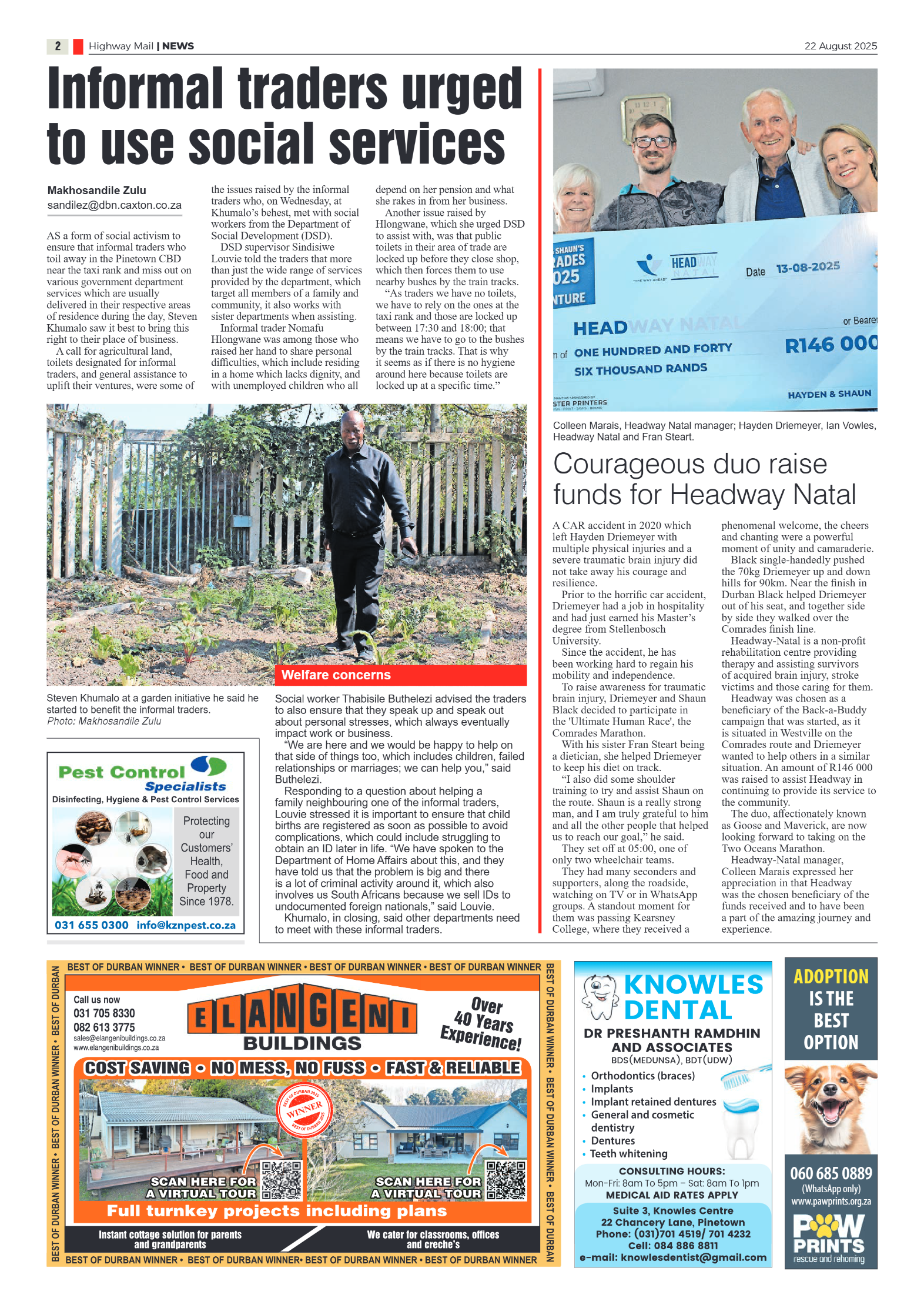 Highway Mail 22 August 2025 page 2