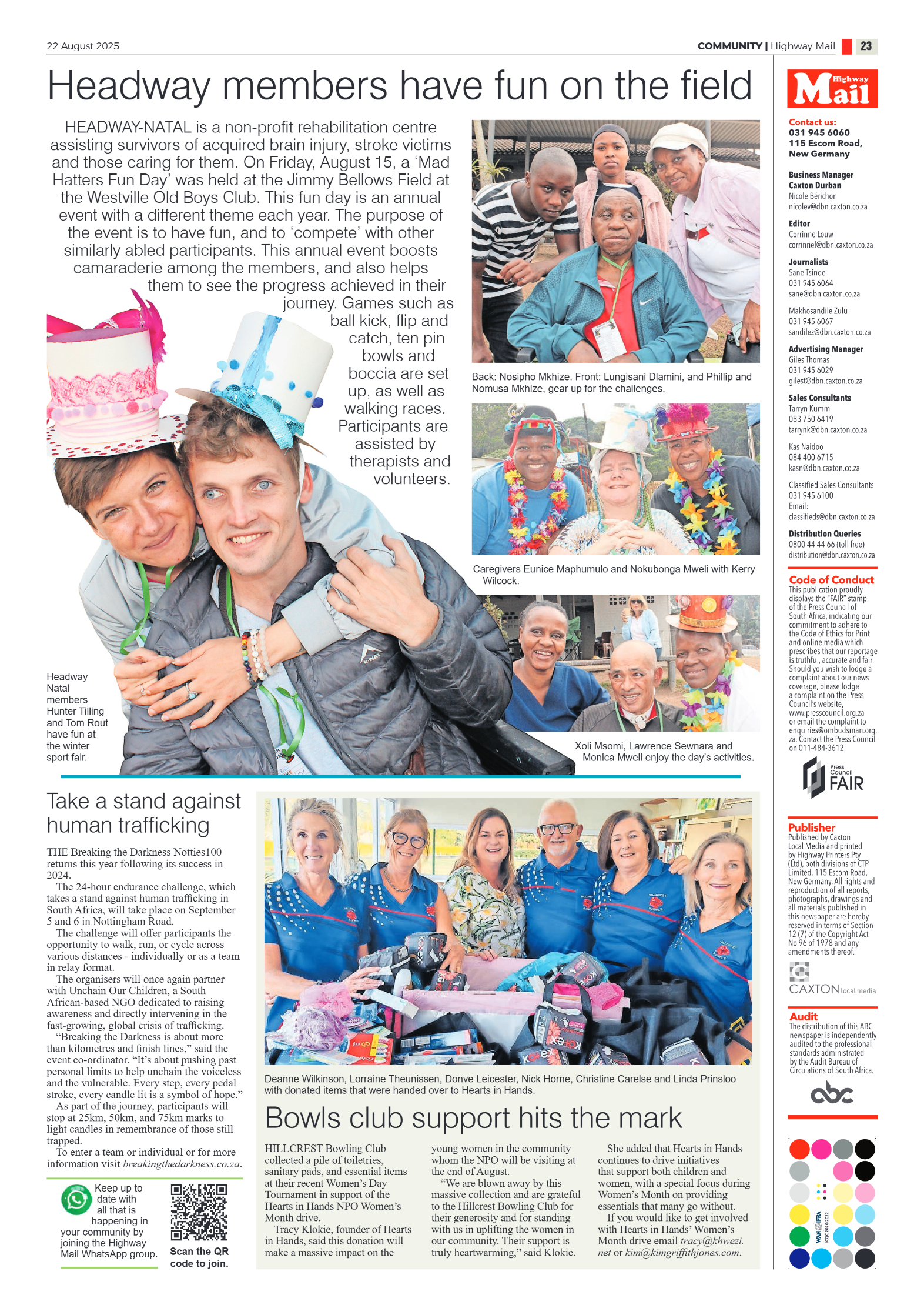 Highway Mail 22 August 2025 page 23
