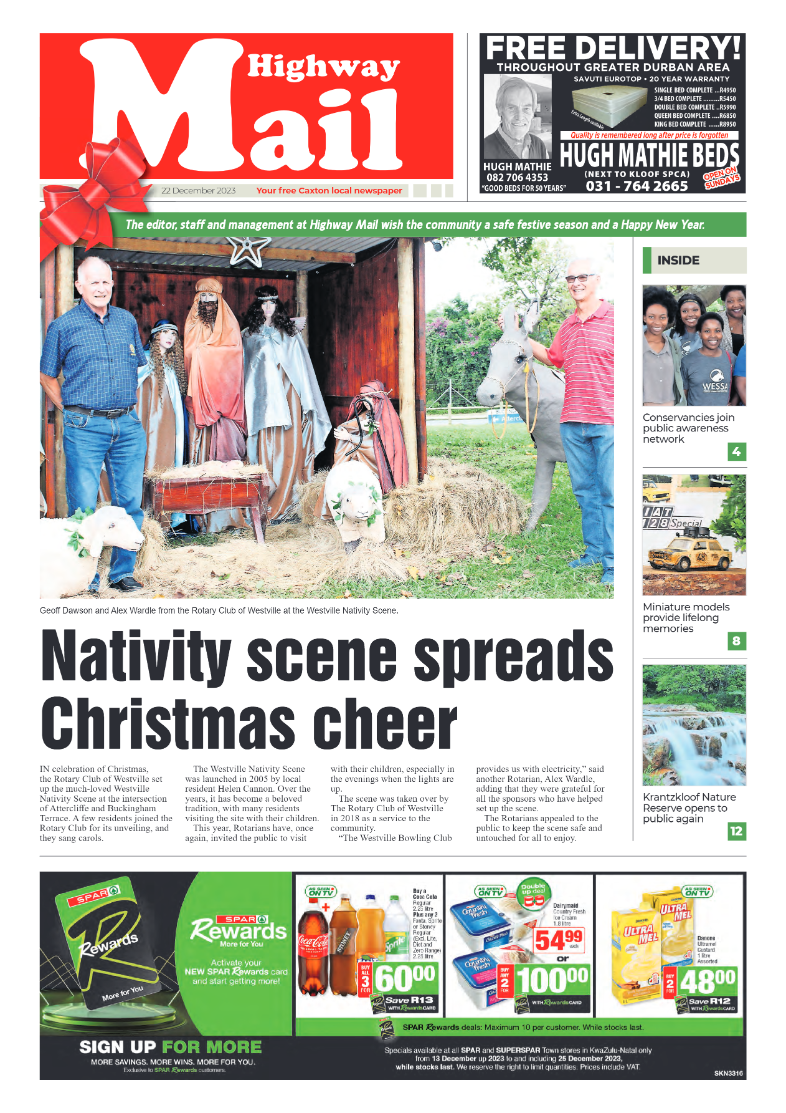 Highway Mail 22 December 2023 page 1