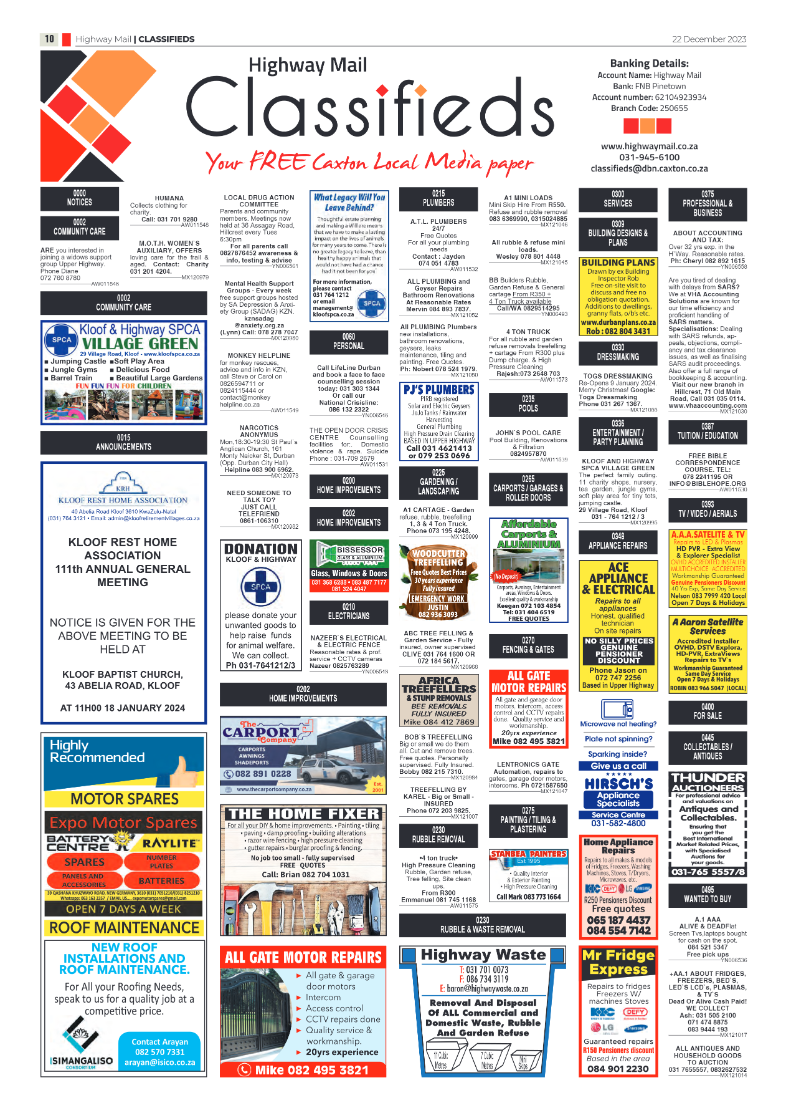 Highway Mail 22 December 2023 page 11