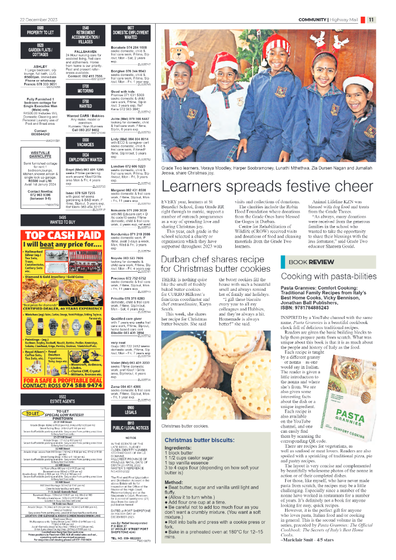 Highway Mail 22 December 2023 page 12
