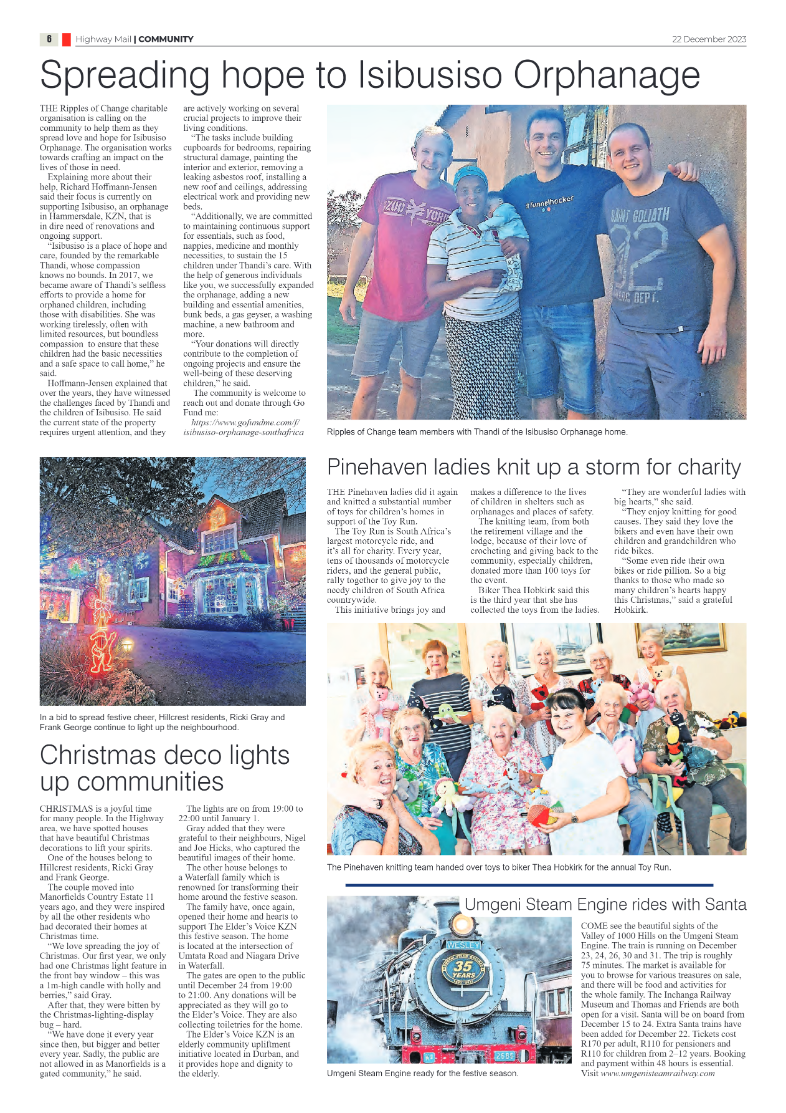 Highway Mail 22 December 2023 page 6
