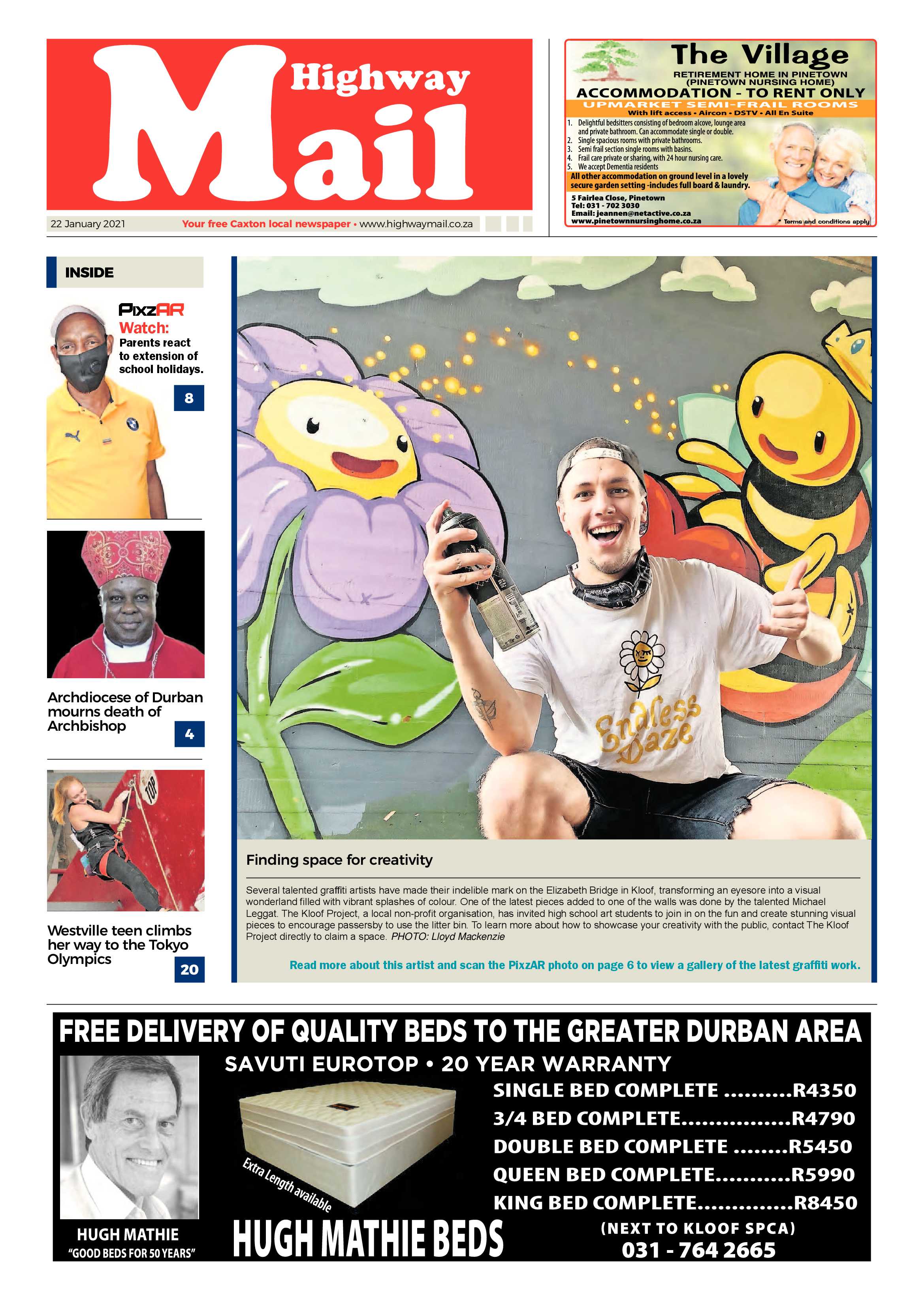 Highway Mail 22 January 2021 page 1