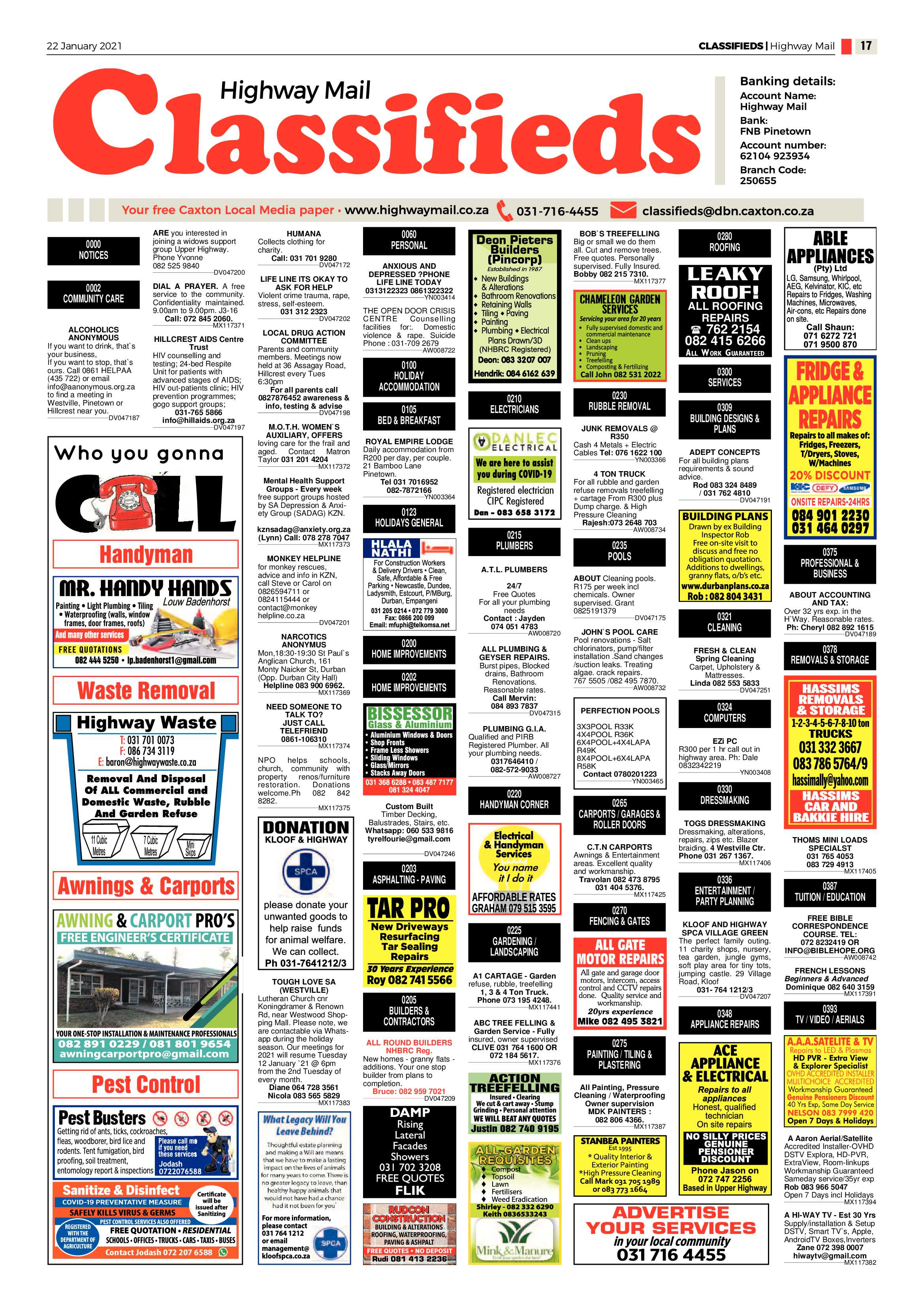 Highway Mail 22 January 2021 page 17