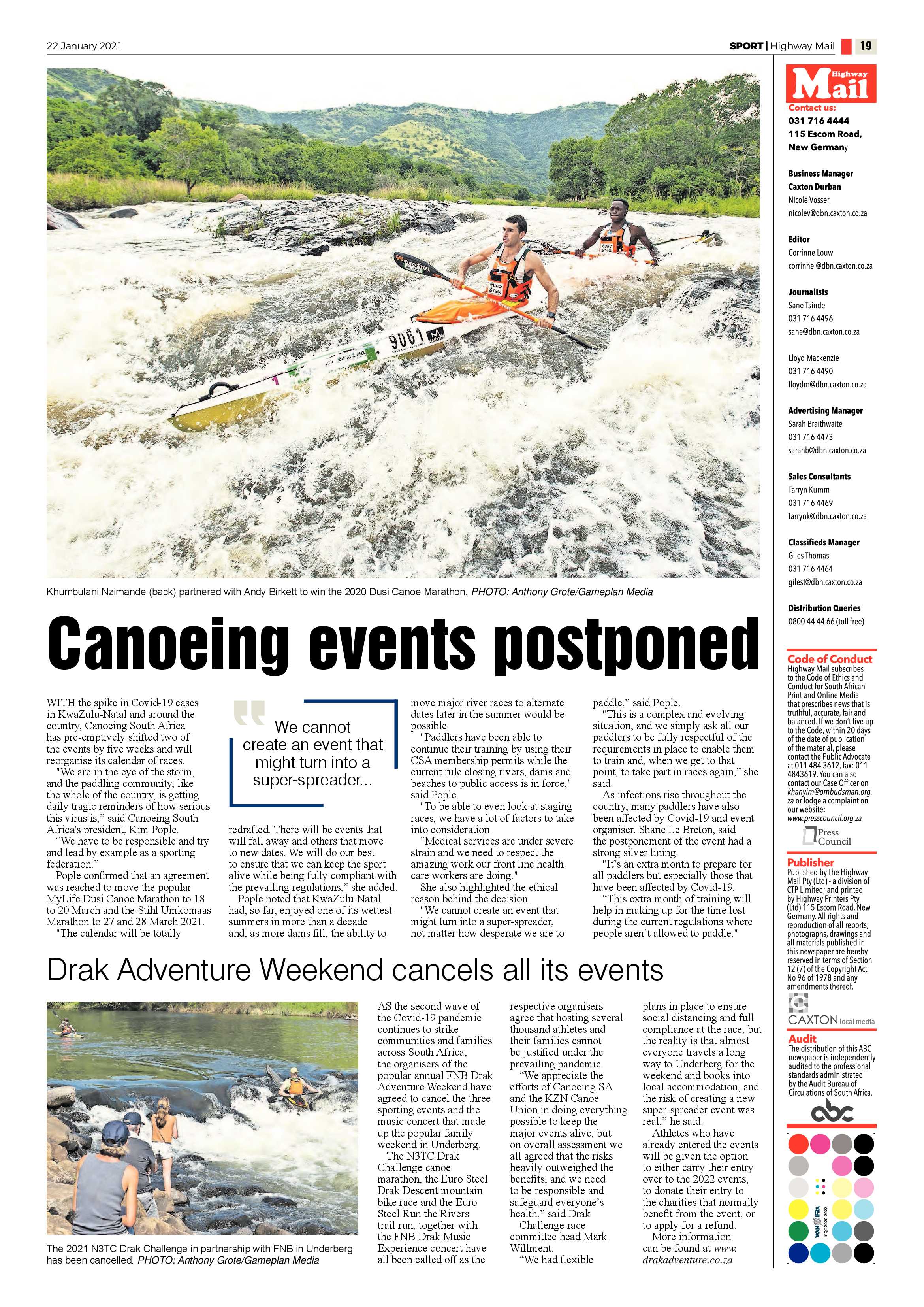 Highway Mail 22 January 2021 page 19