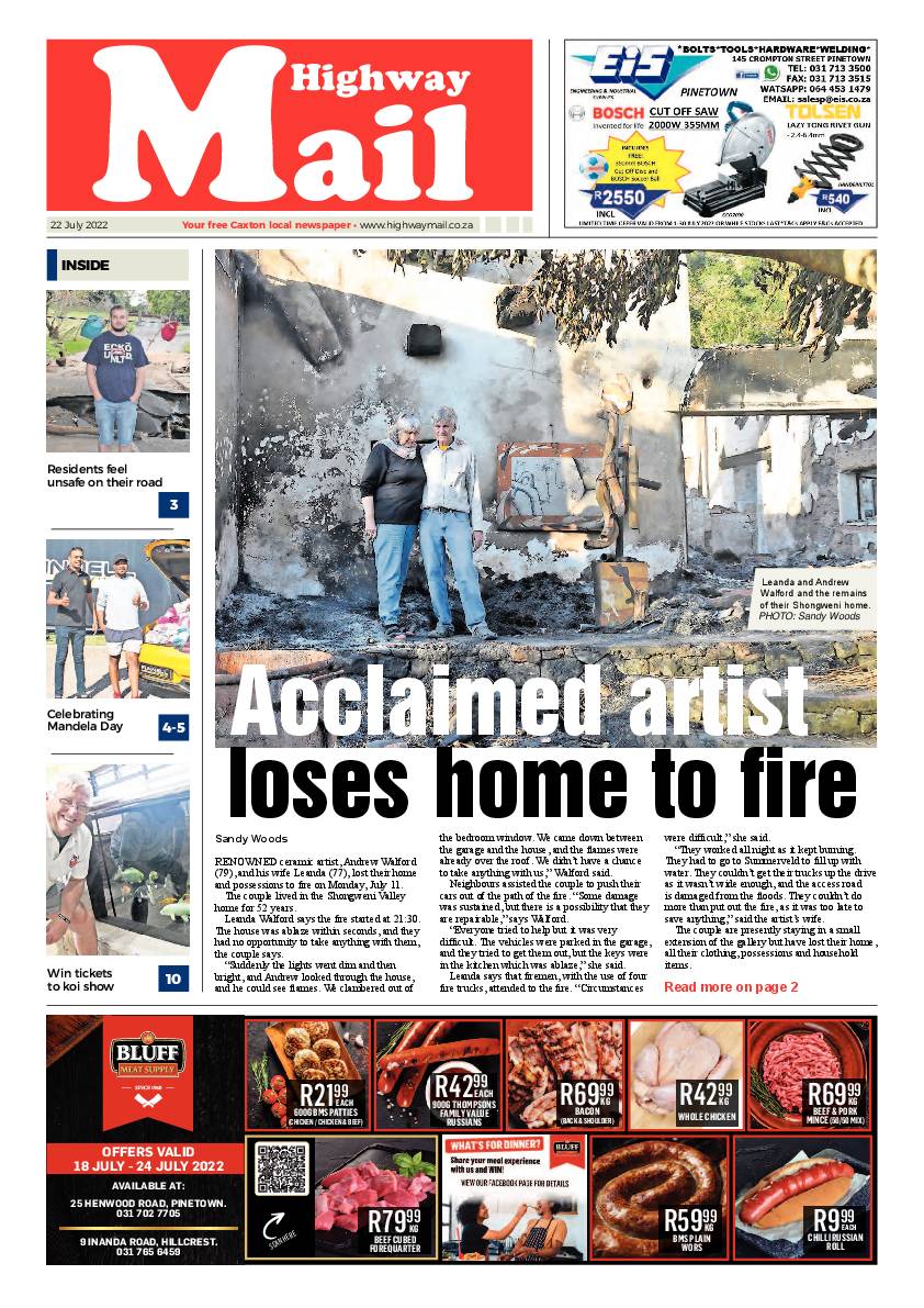 Highway Mail 22 July 2022 page 1