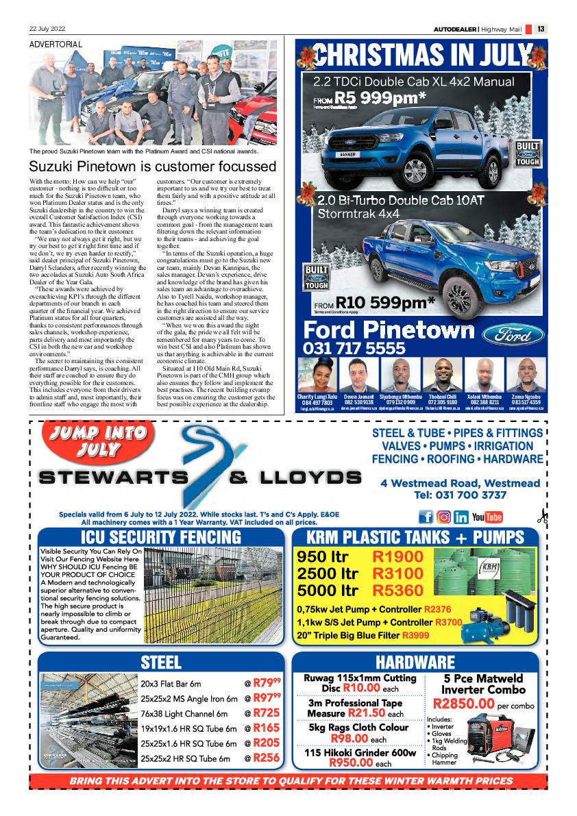 Highway Mail 22 July 2022 page 13