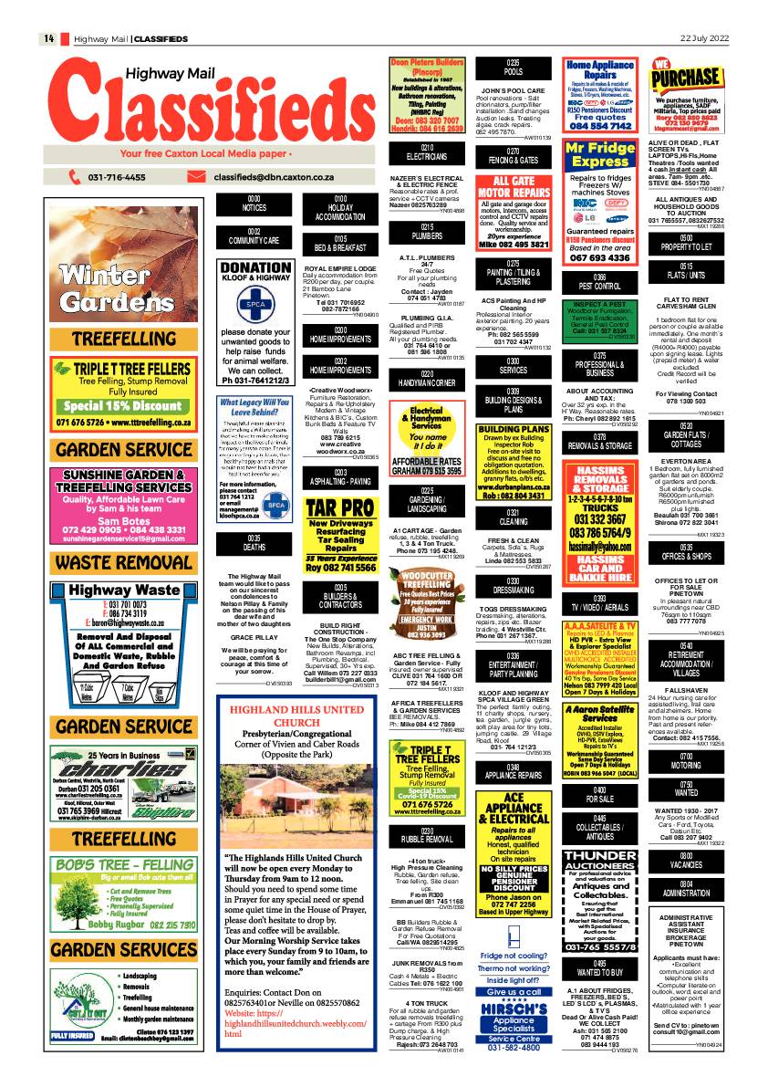 Highway Mail 22 July 2022 page 14