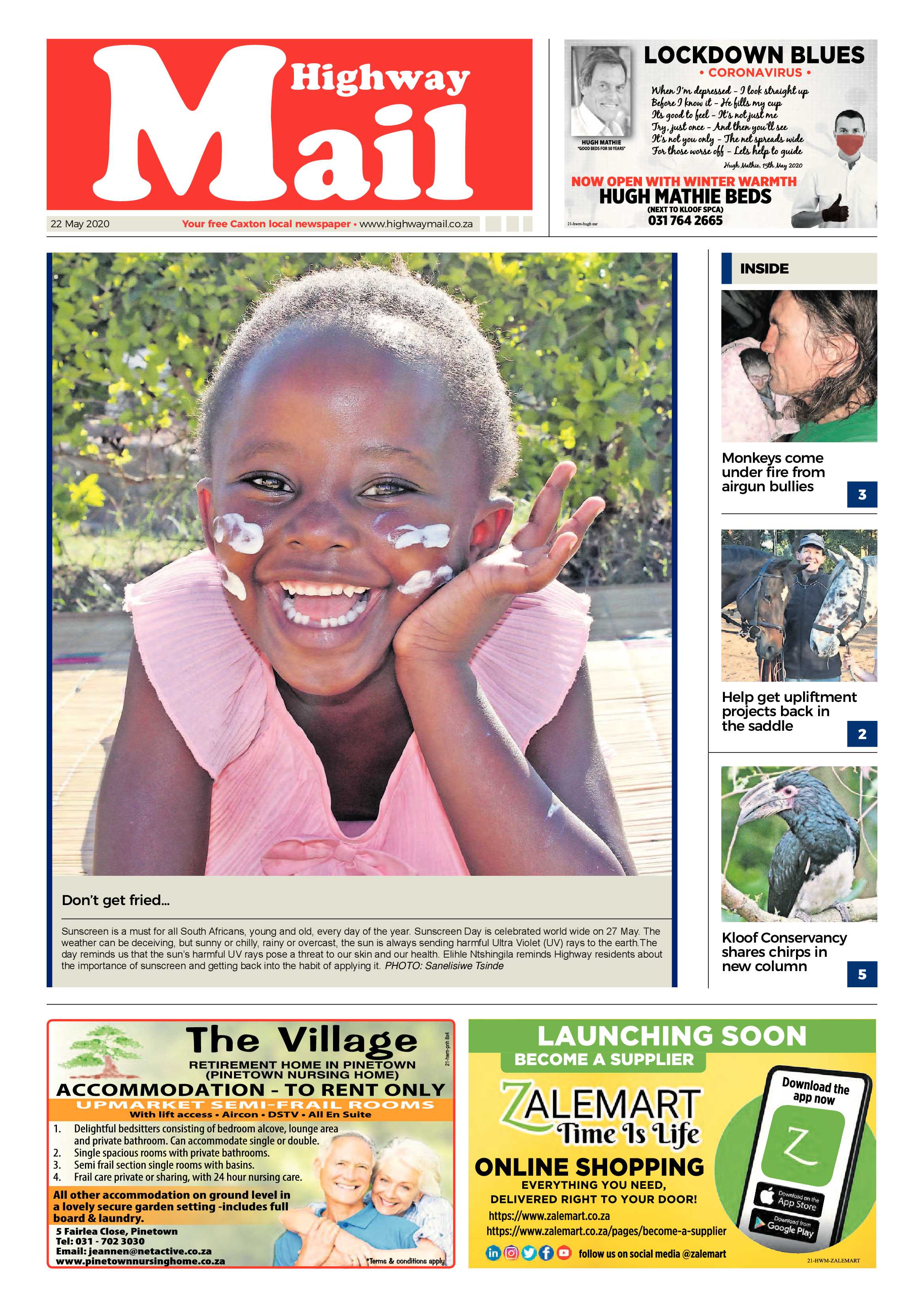 Highway Mail 22 May 2020 page 1