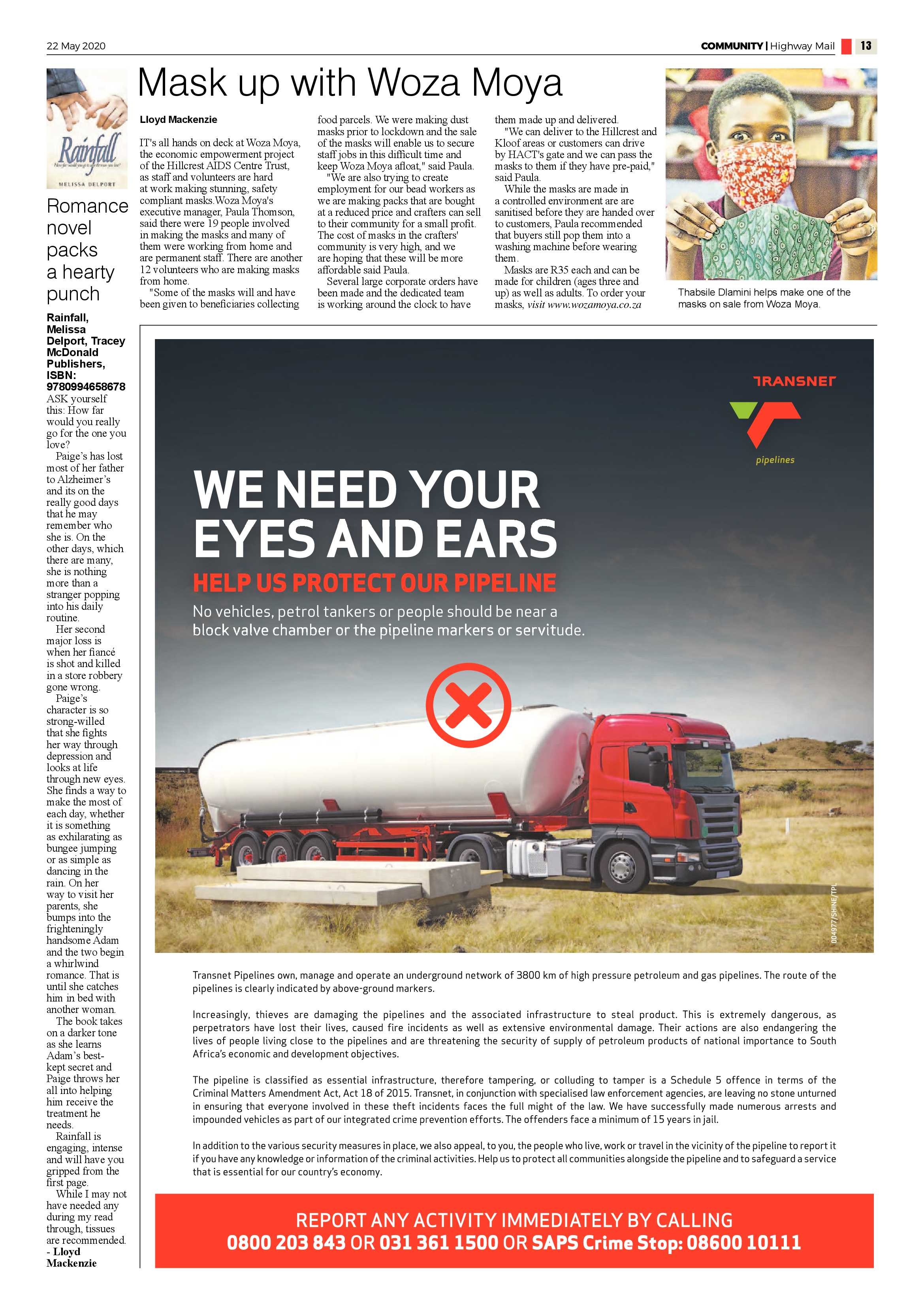 Highway Mail 22 May 2020 page 13