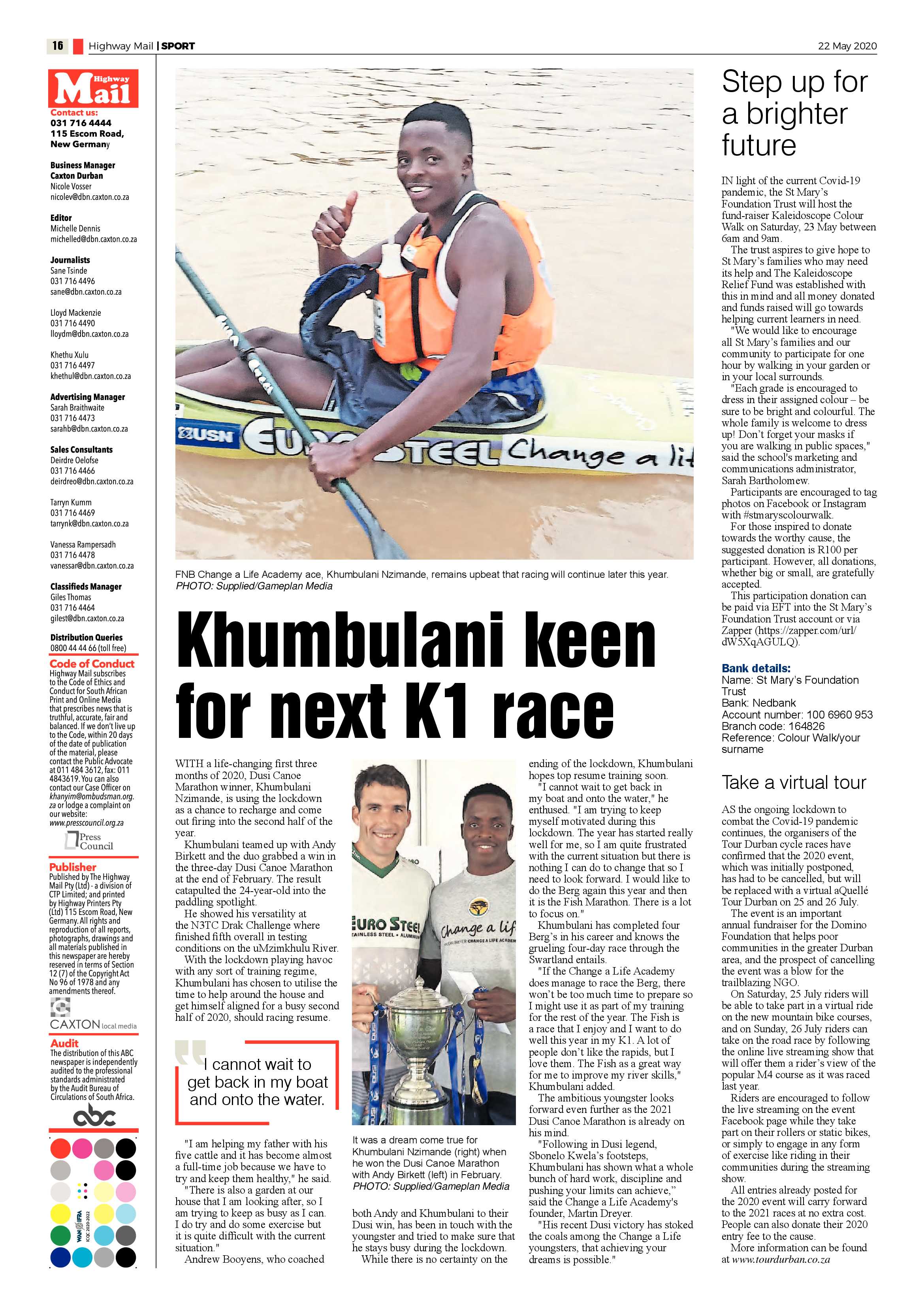 Highway Mail 22 May 2020 page 16