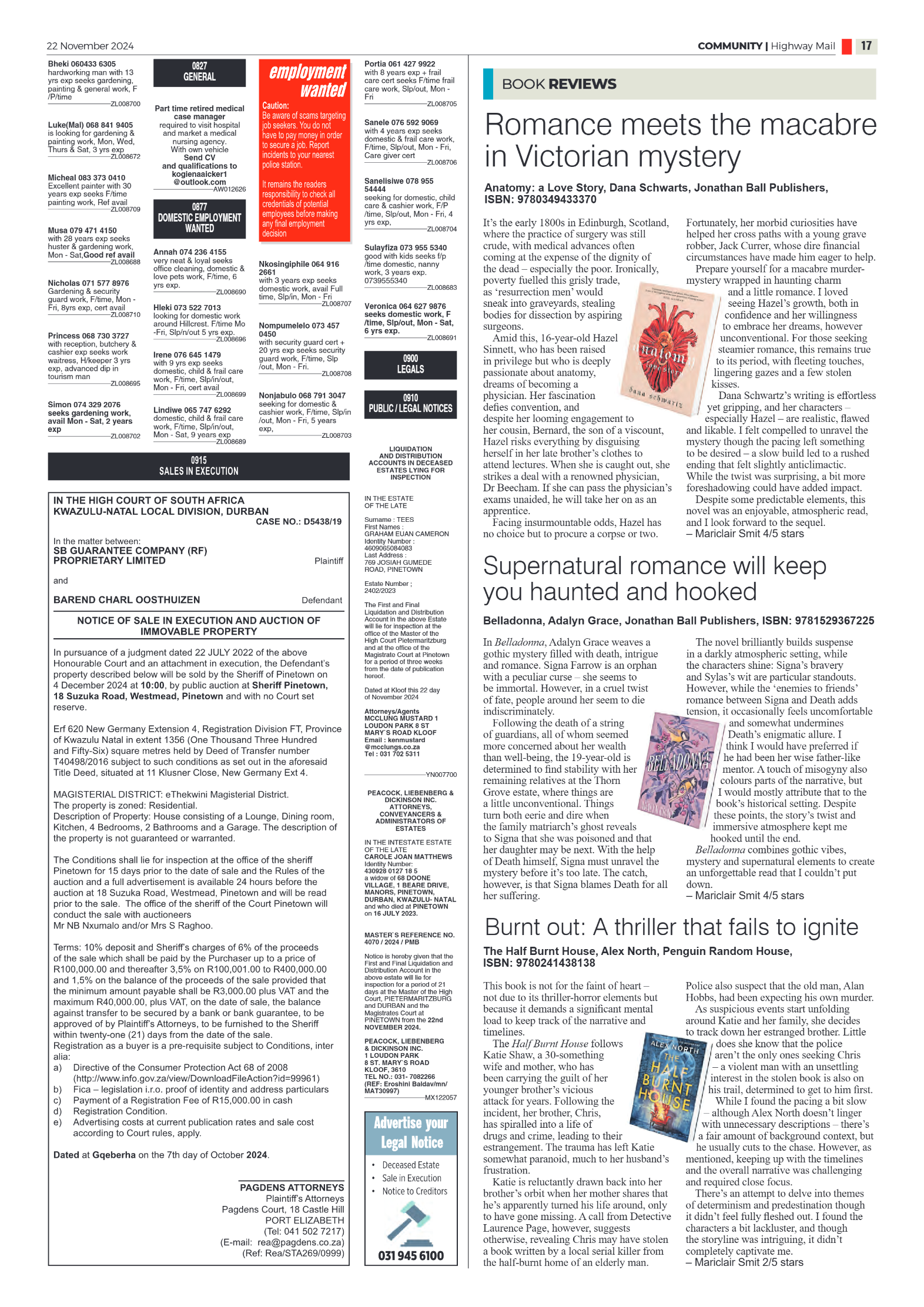 Highway Mail 22 November 2024 page 17