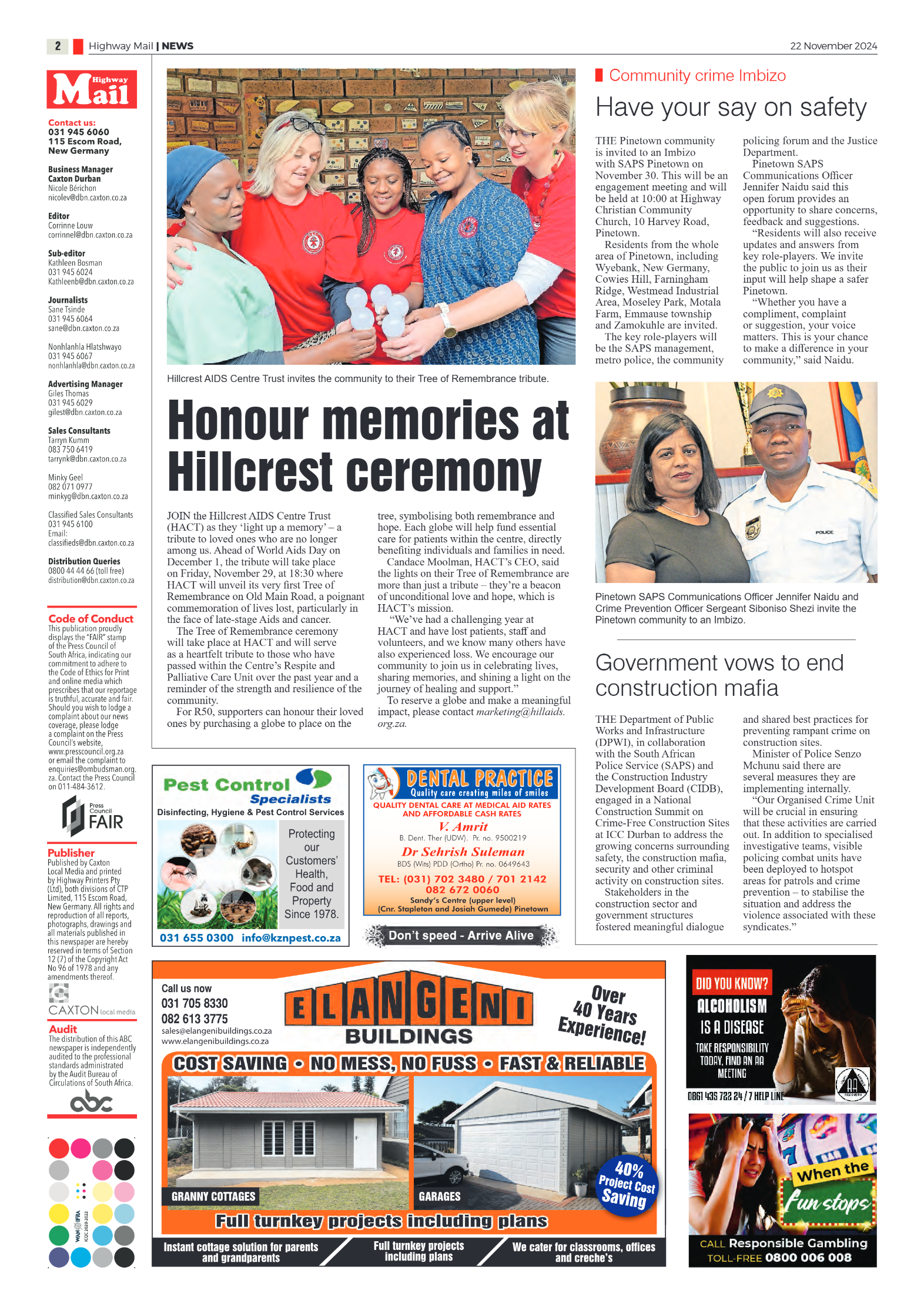 Highway Mail 22 November 2024 page 2