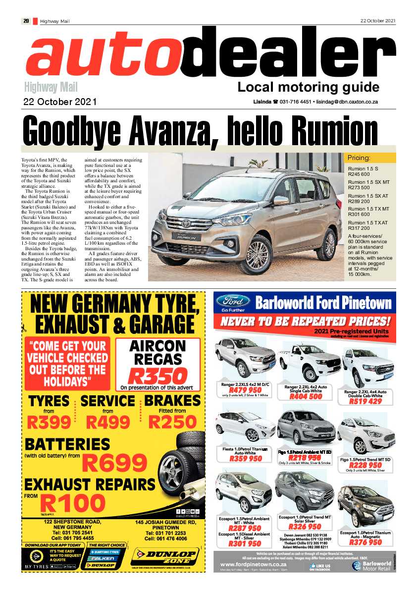 Highway Mail 22 October 2021 page 19