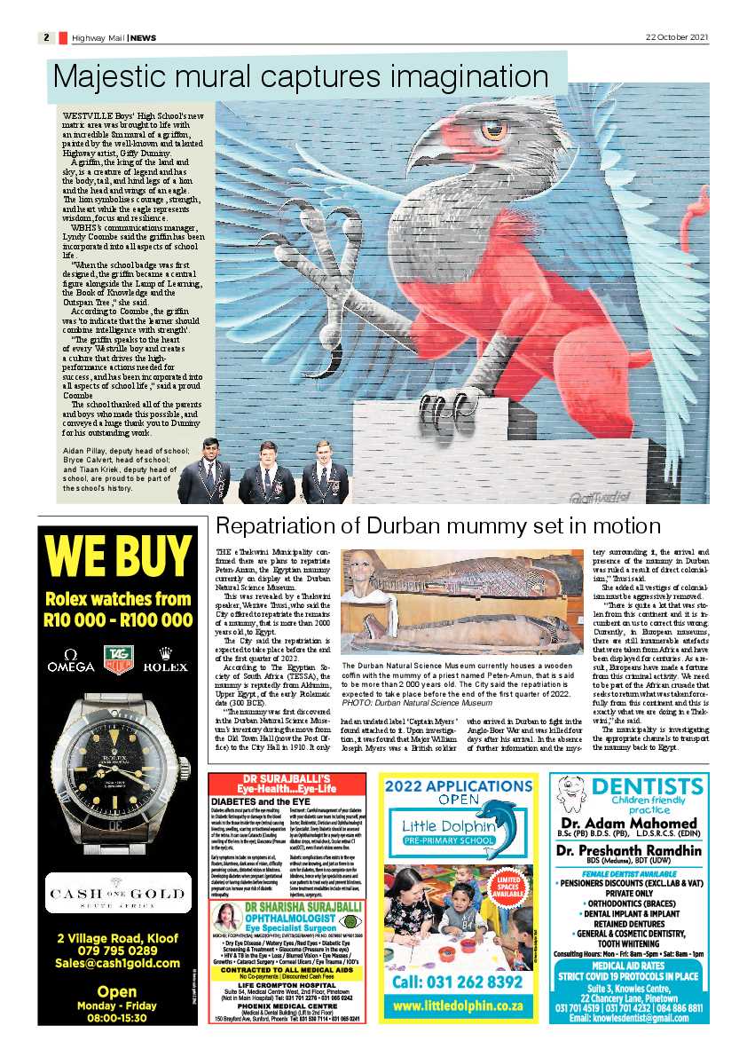 Highway Mail 22 October 2021 page 2