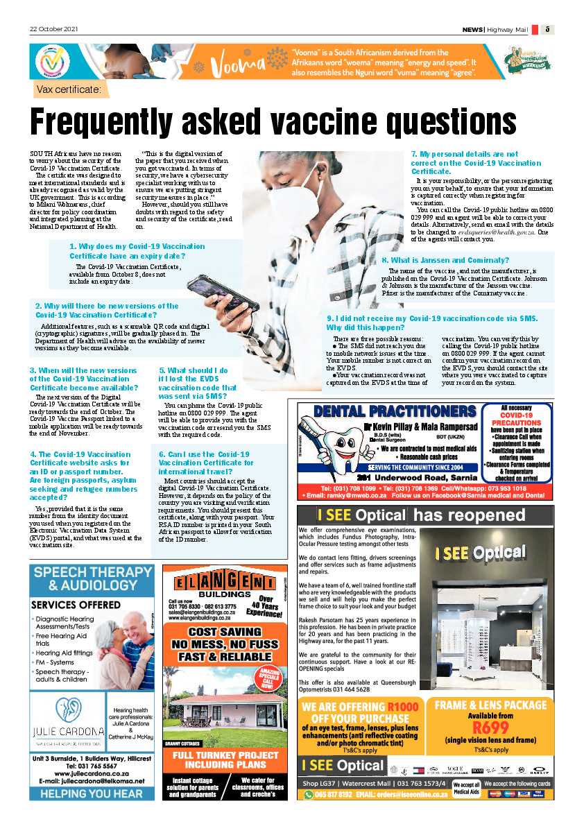 Highway Mail 22 October 2021 page 5