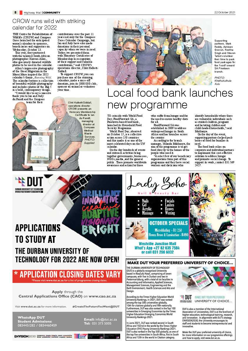 Highway Mail 22 October 2021 page 8