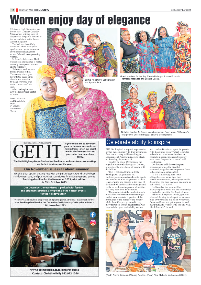 Highway Mail 22 September 2023 page 12