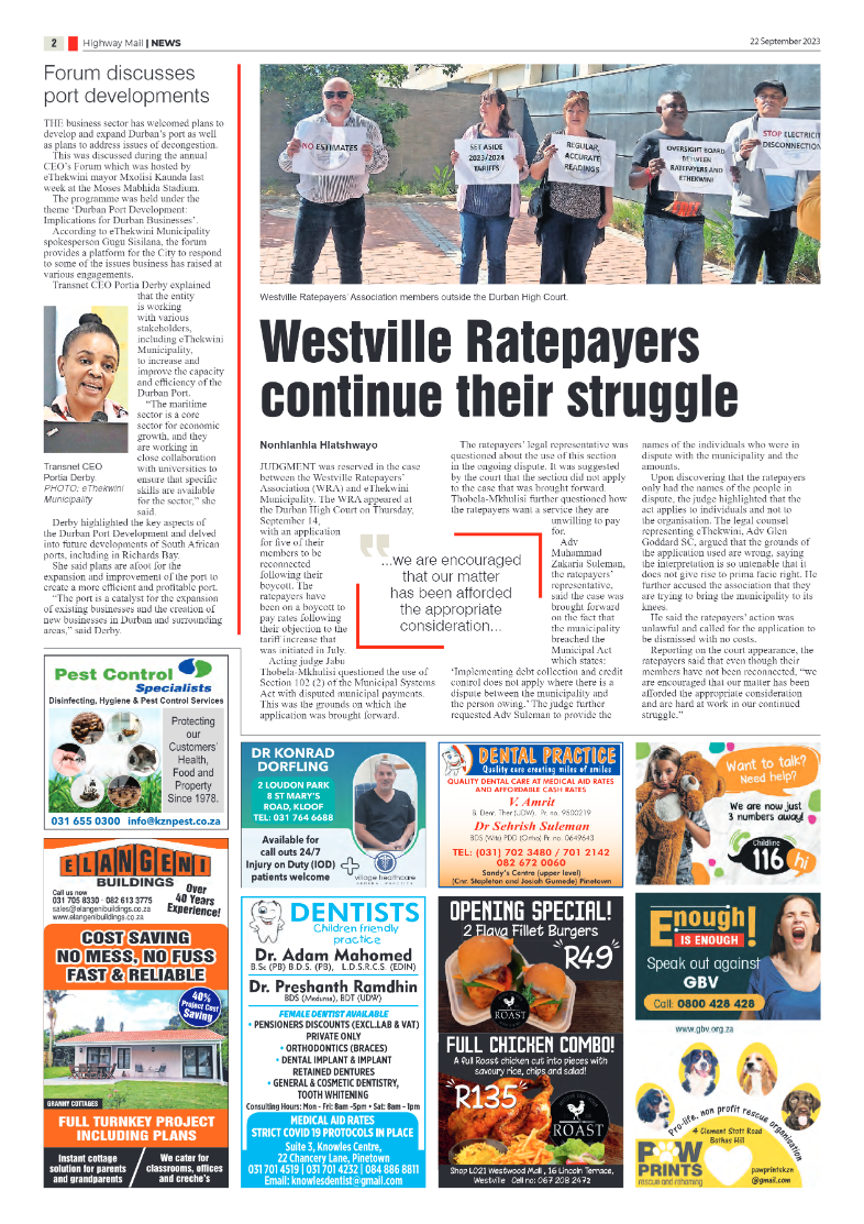 Highway Mail 22 September 2023 page 2