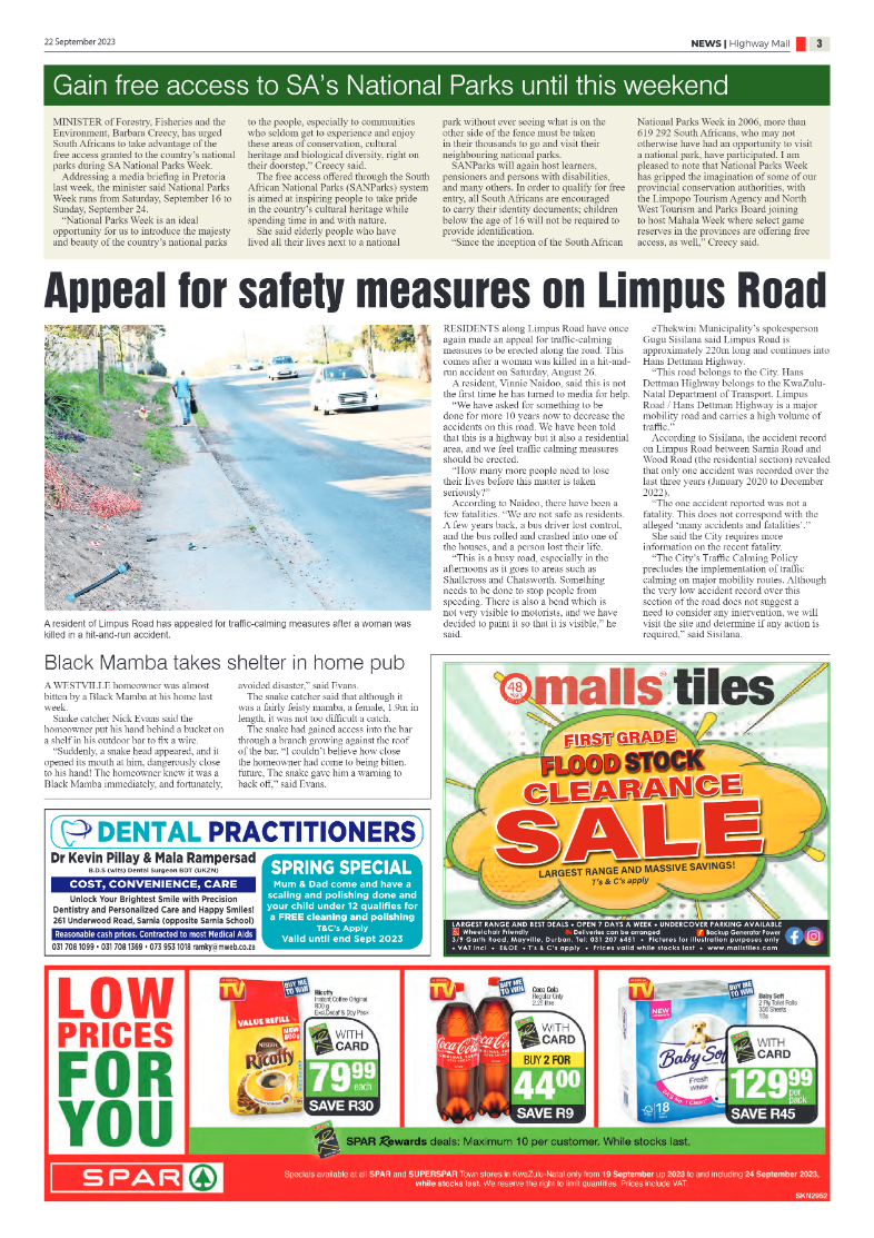 Highway Mail 22 September 2023 page 3