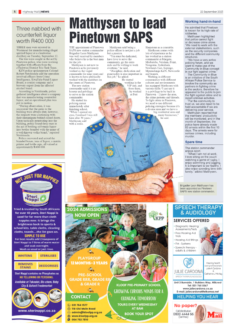 Highway Mail 22 September 2023 page 4