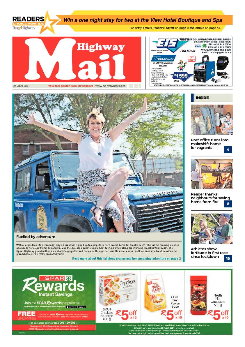 Highway Mail 23 April 2021 page 1
