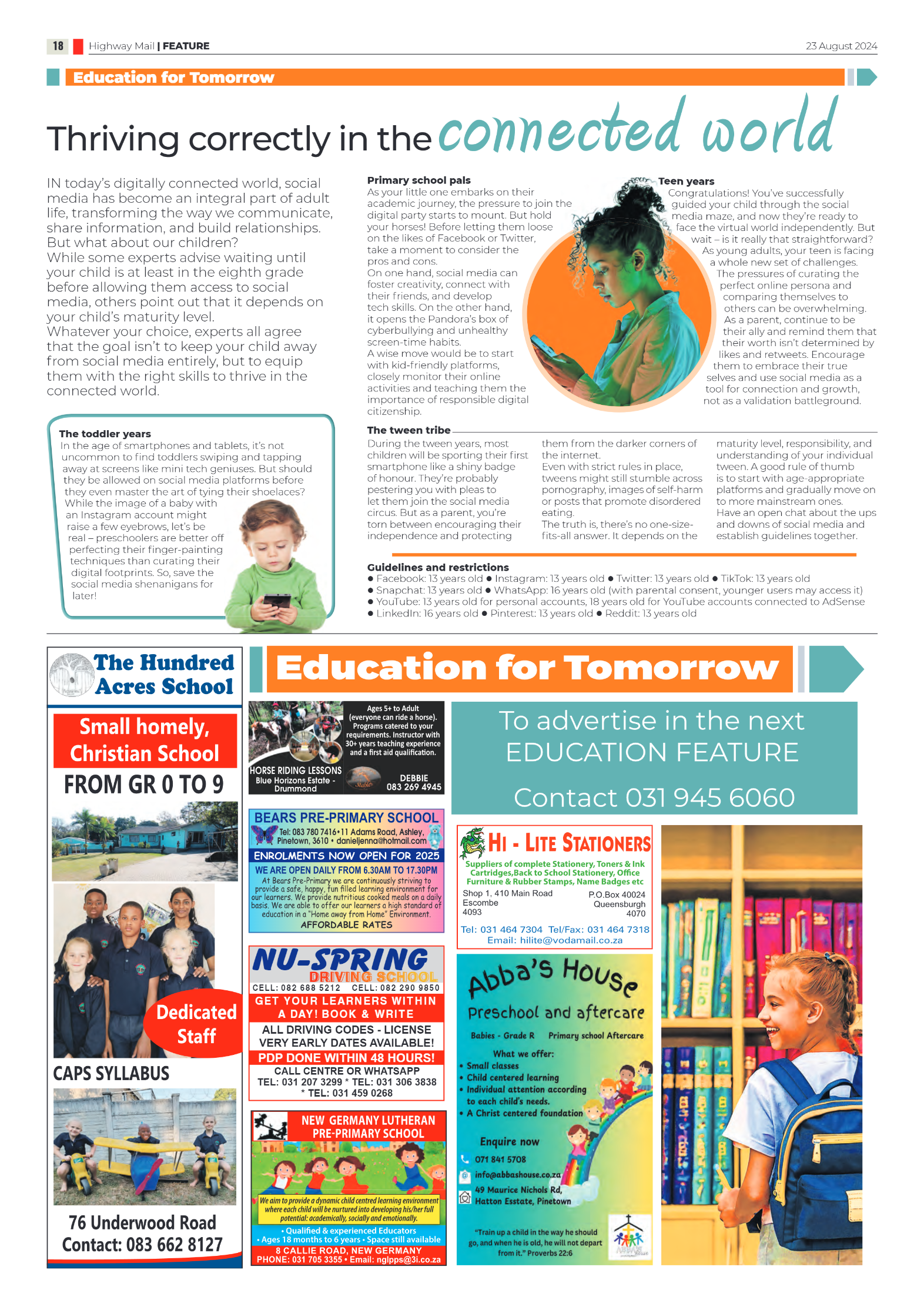 Highway Mail 23 August 2024 page 18