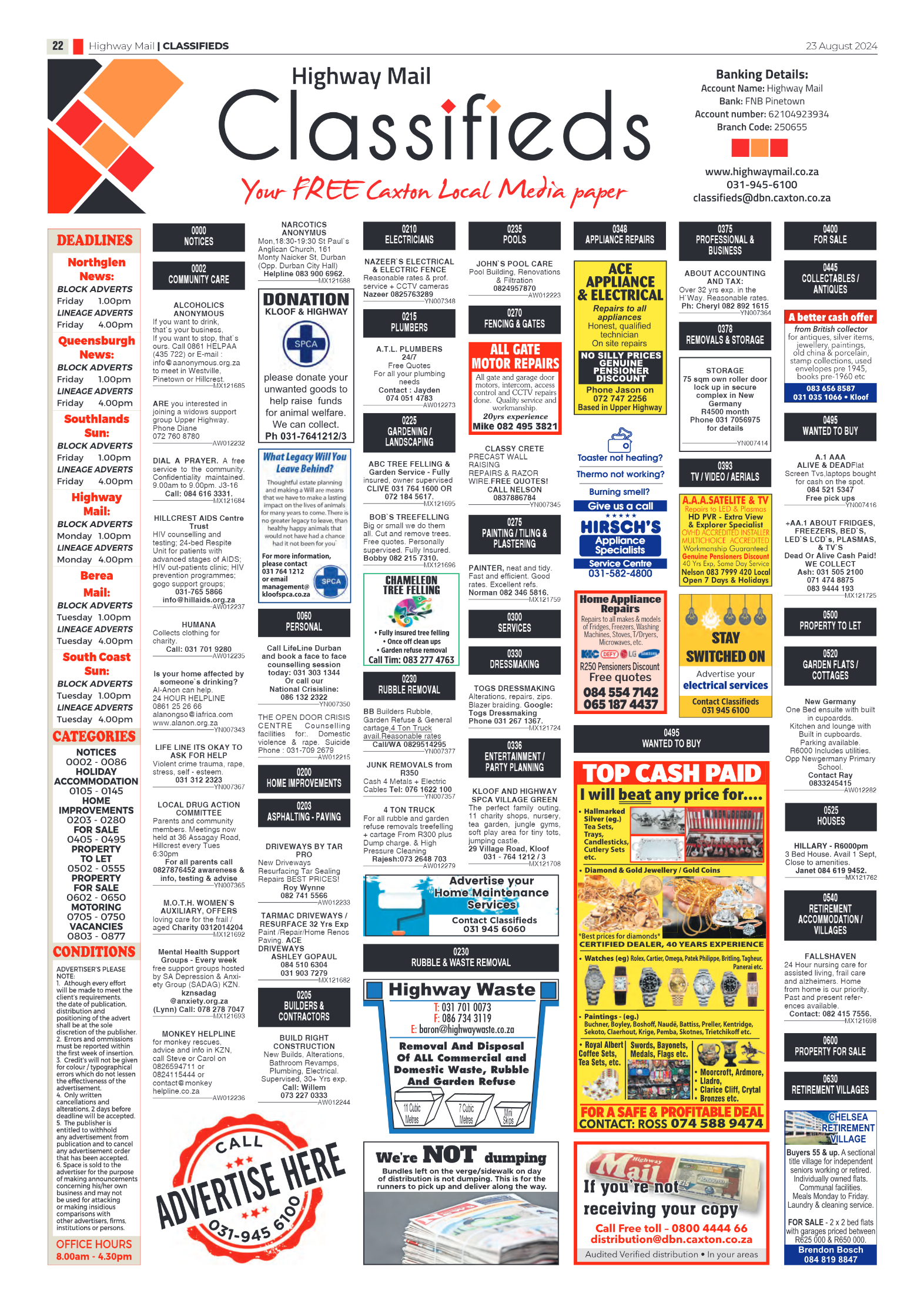 Highway Mail 23 August 2024 page 22