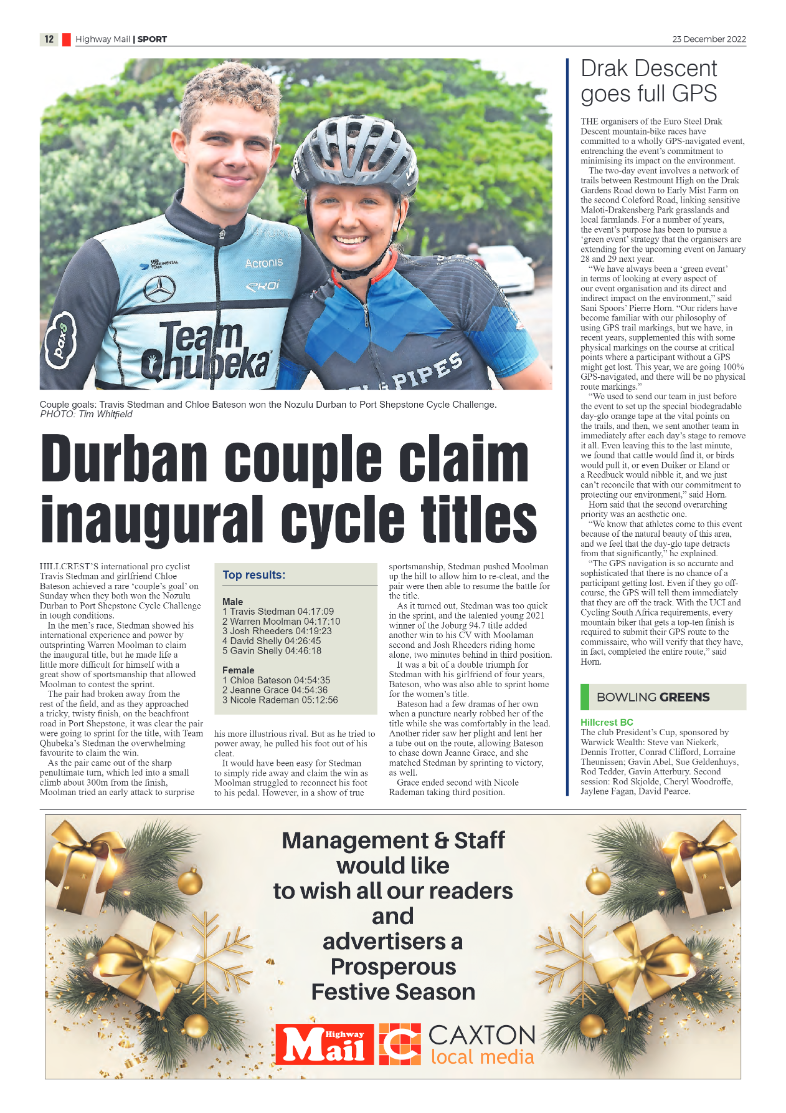 Highway Mail 23 December 2022 page 12