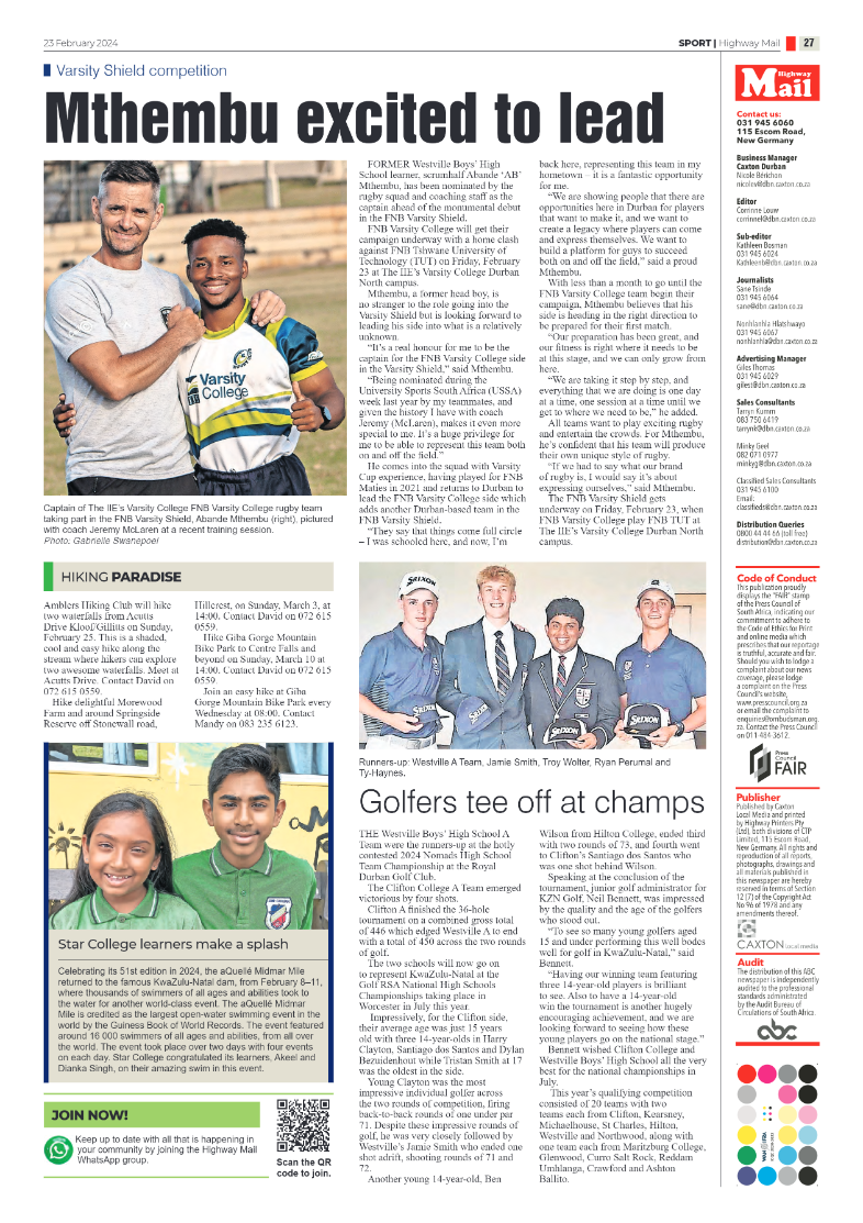 Highway Mail 23 February 2024 page 27