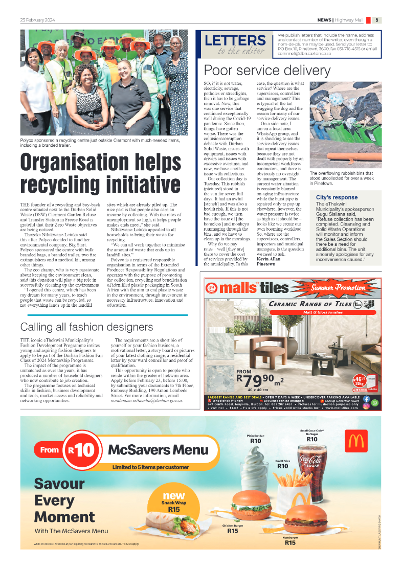 Highway Mail 23 February 2024 page 5