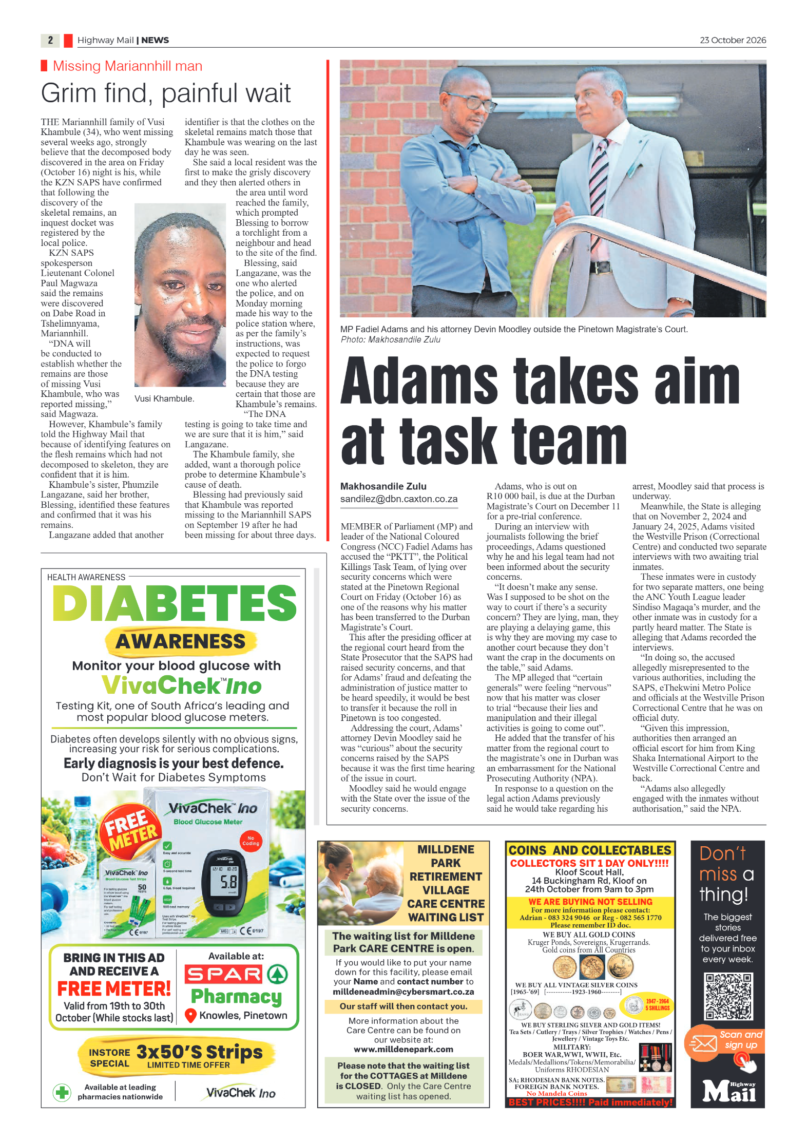 Highway Mail 23 October 2026 page 2